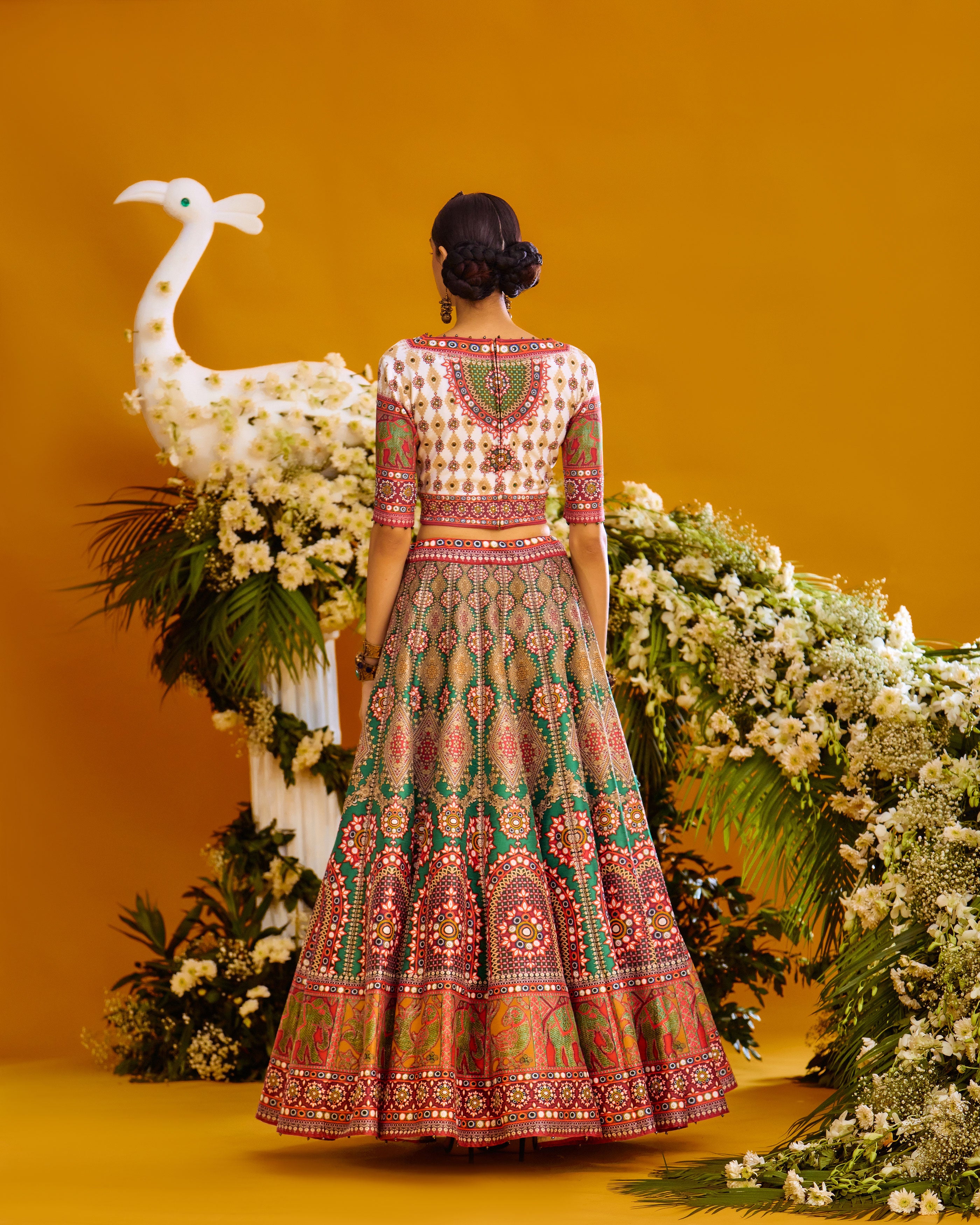 Baati : Leela - Multi/Green