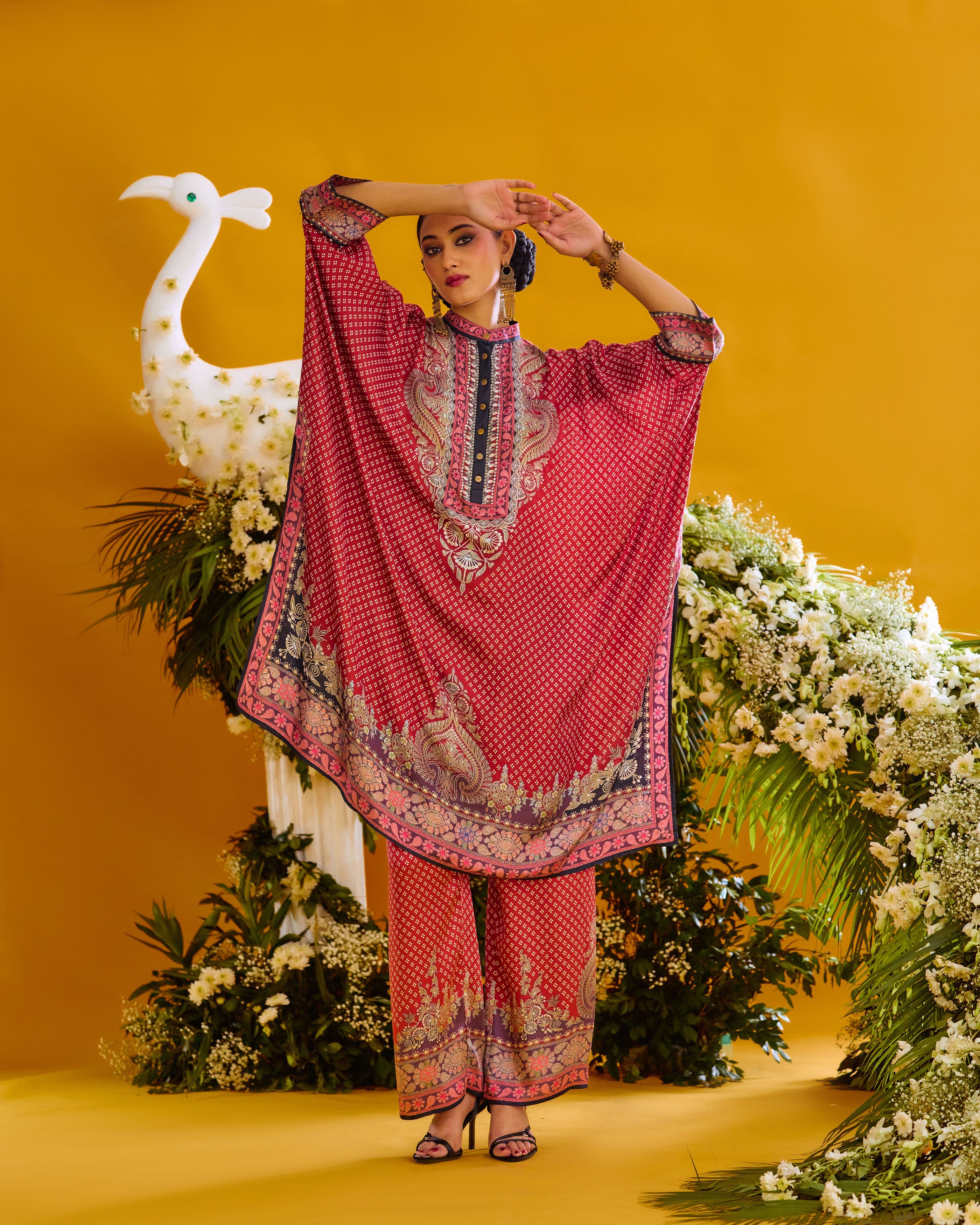 Baati : Chantelle 42" - Brick Red