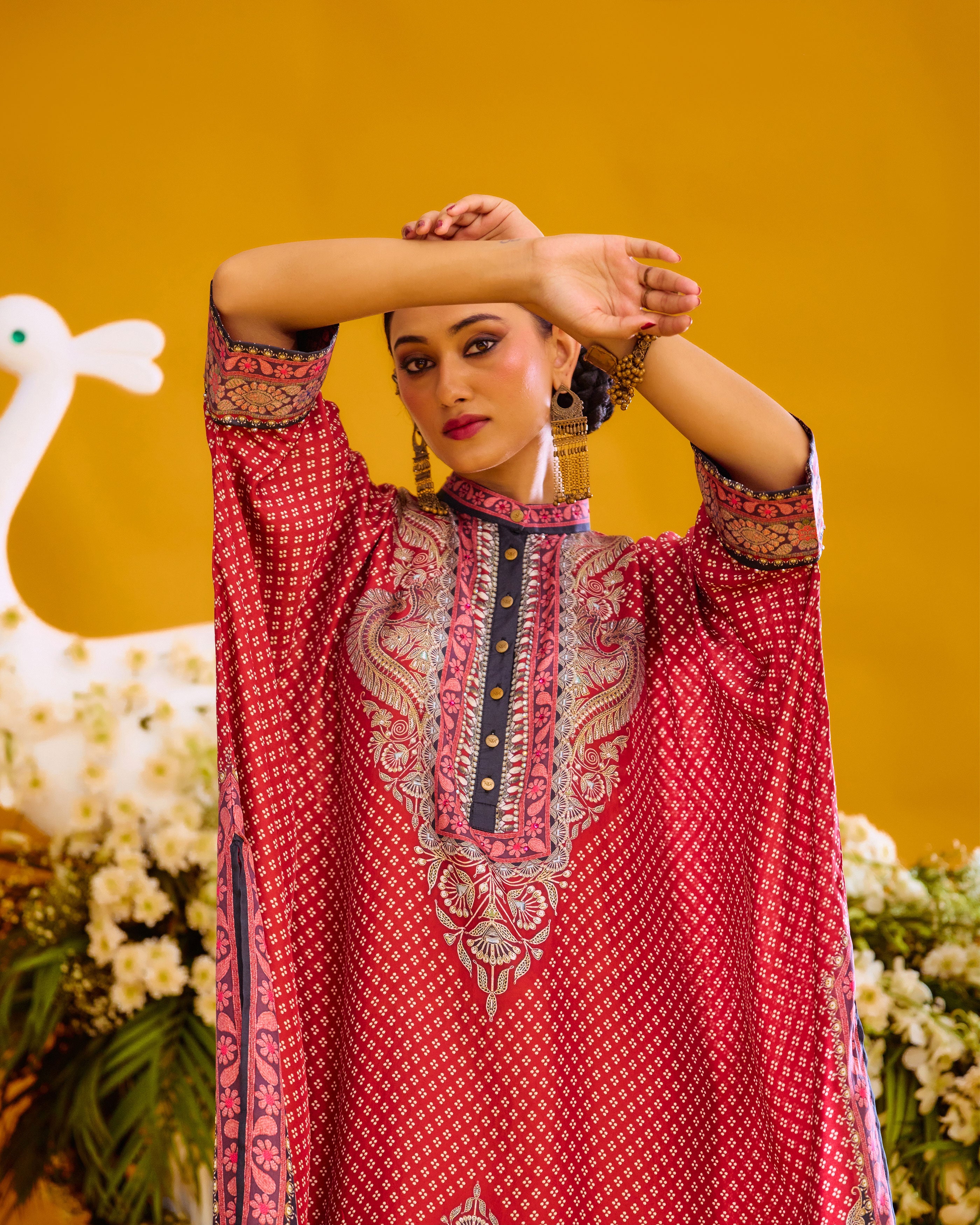 Baati : Chantelle 42" - Brick Red