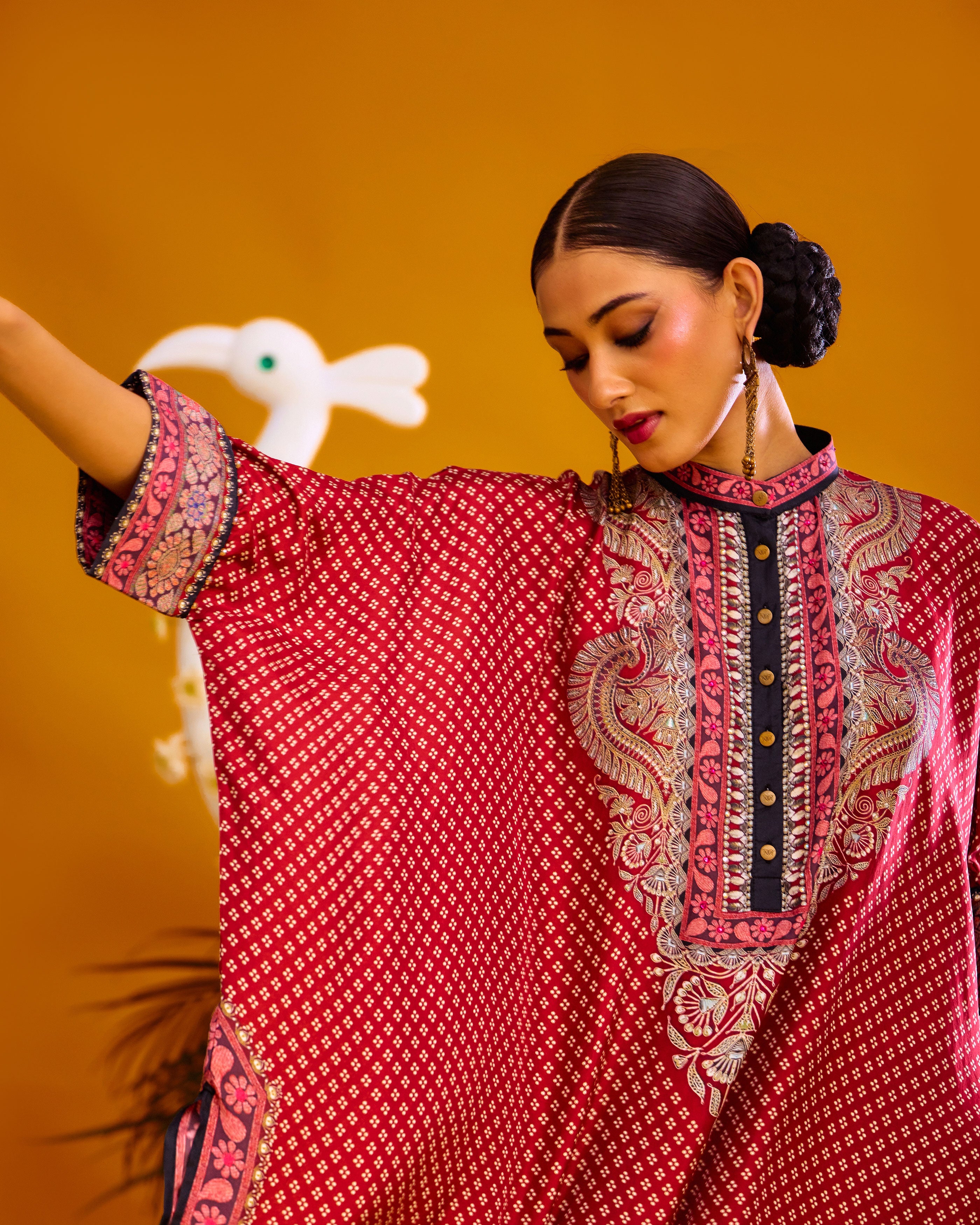 Baati : Chantelle 42" - Brick Red