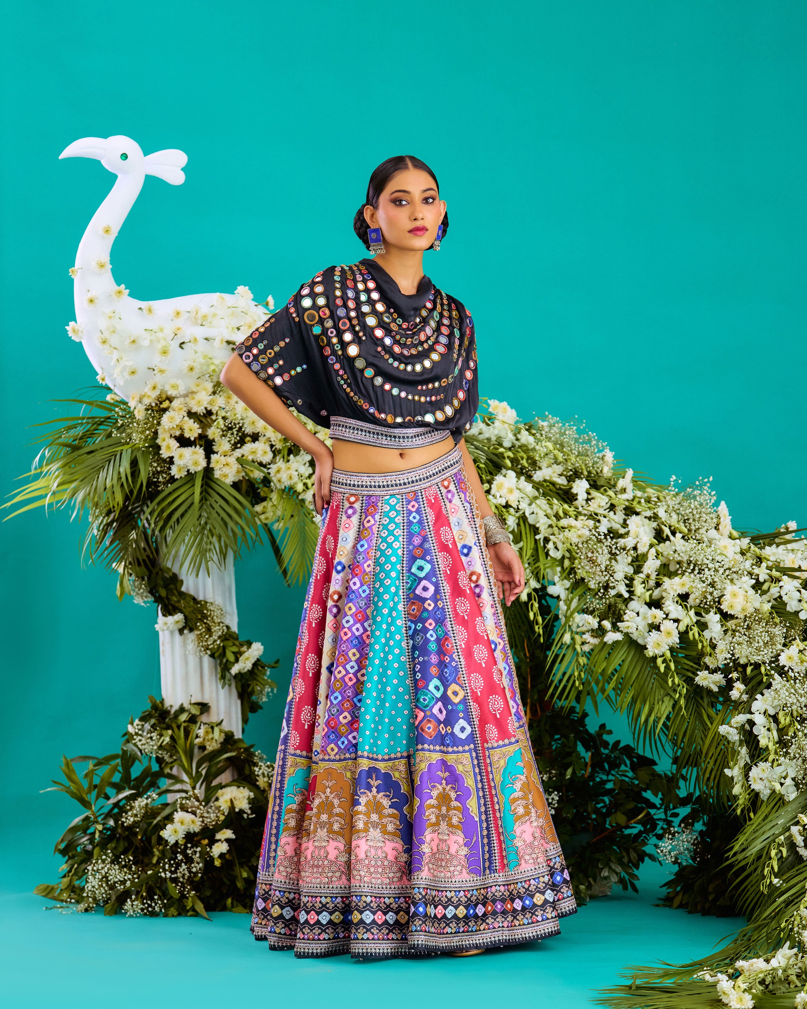 Baati : Varsha/Leela - Black/Multi