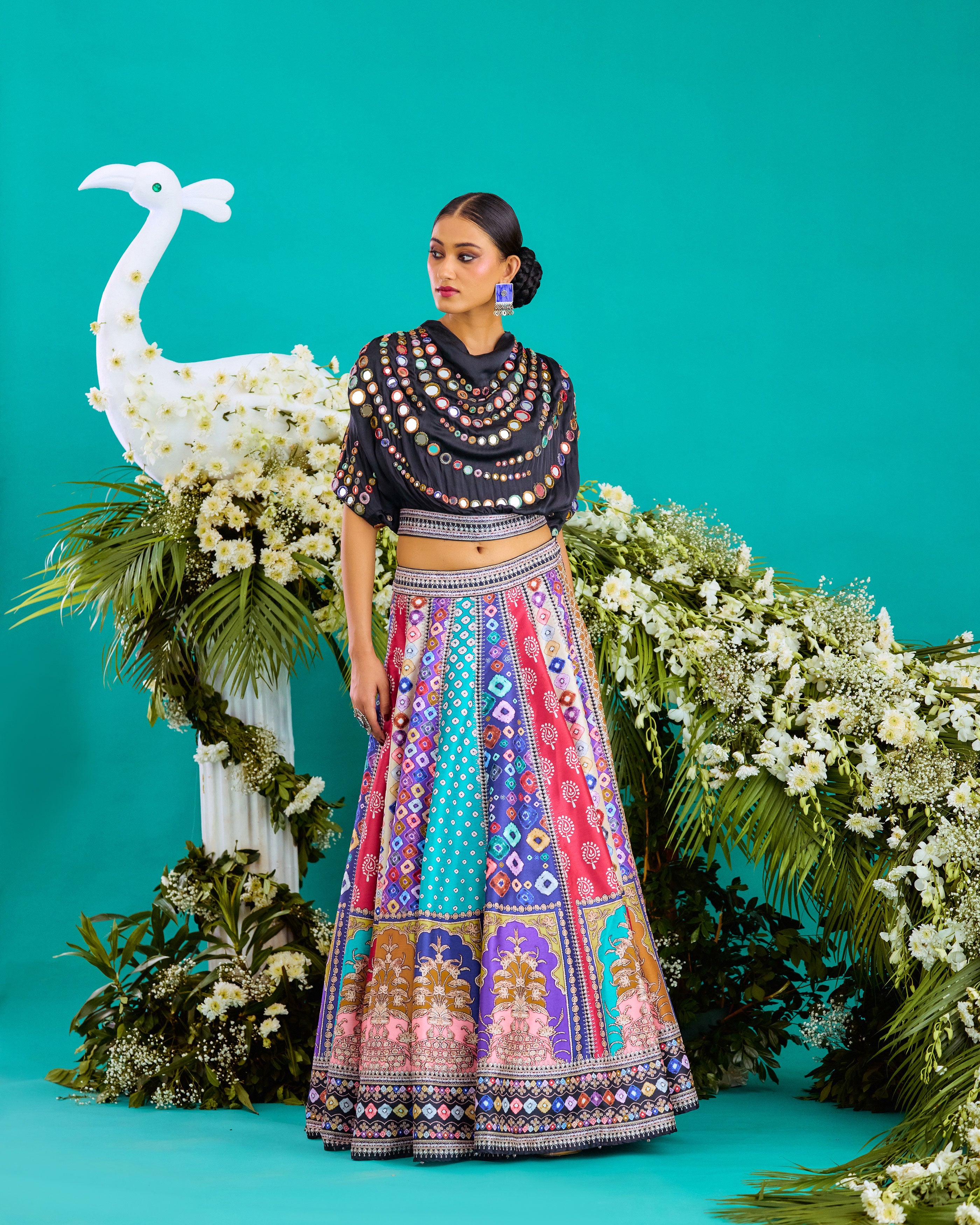 Baati : Varsha/Leela - Black/Multi