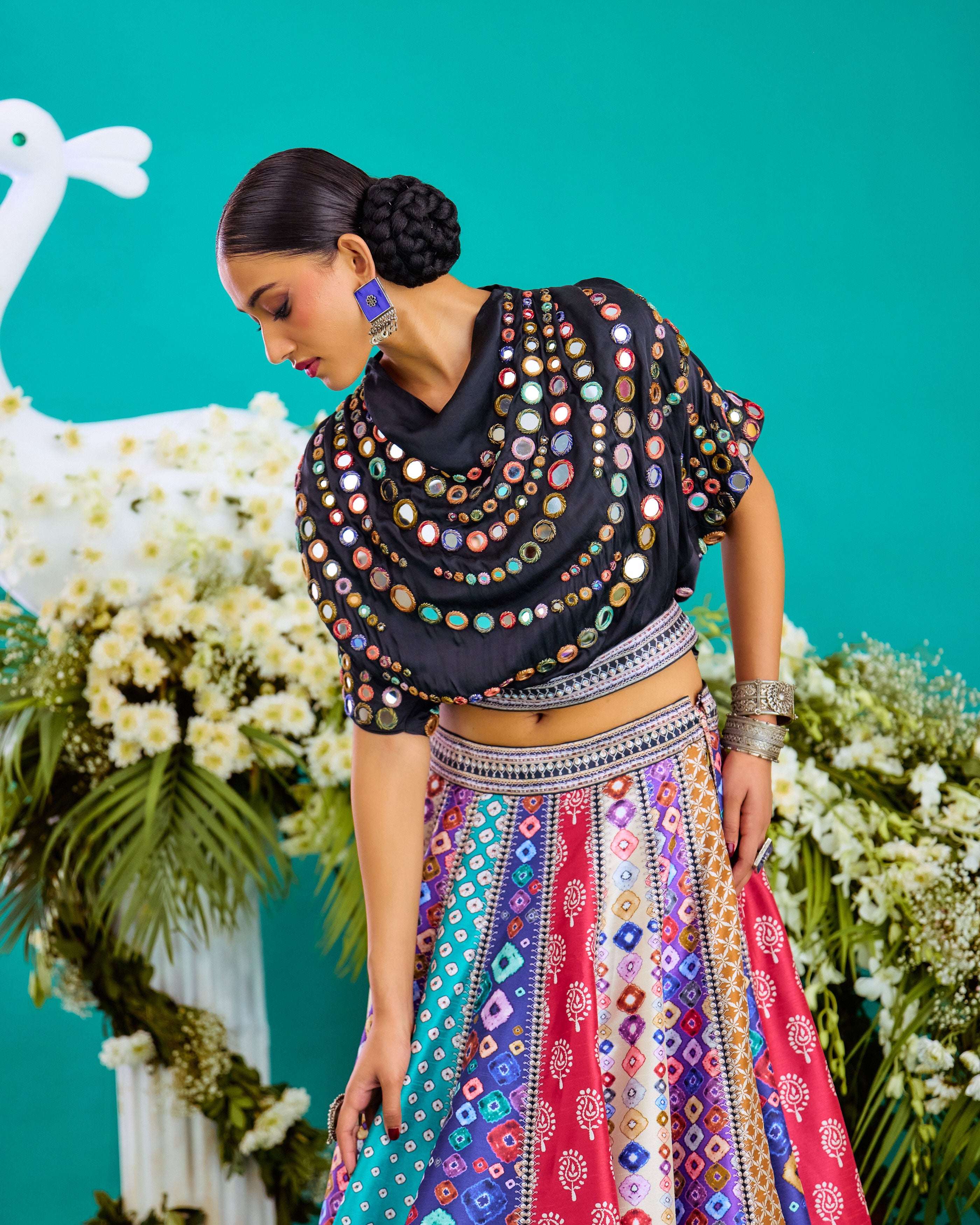 Baati : Varsha/Leela - Black/Multi