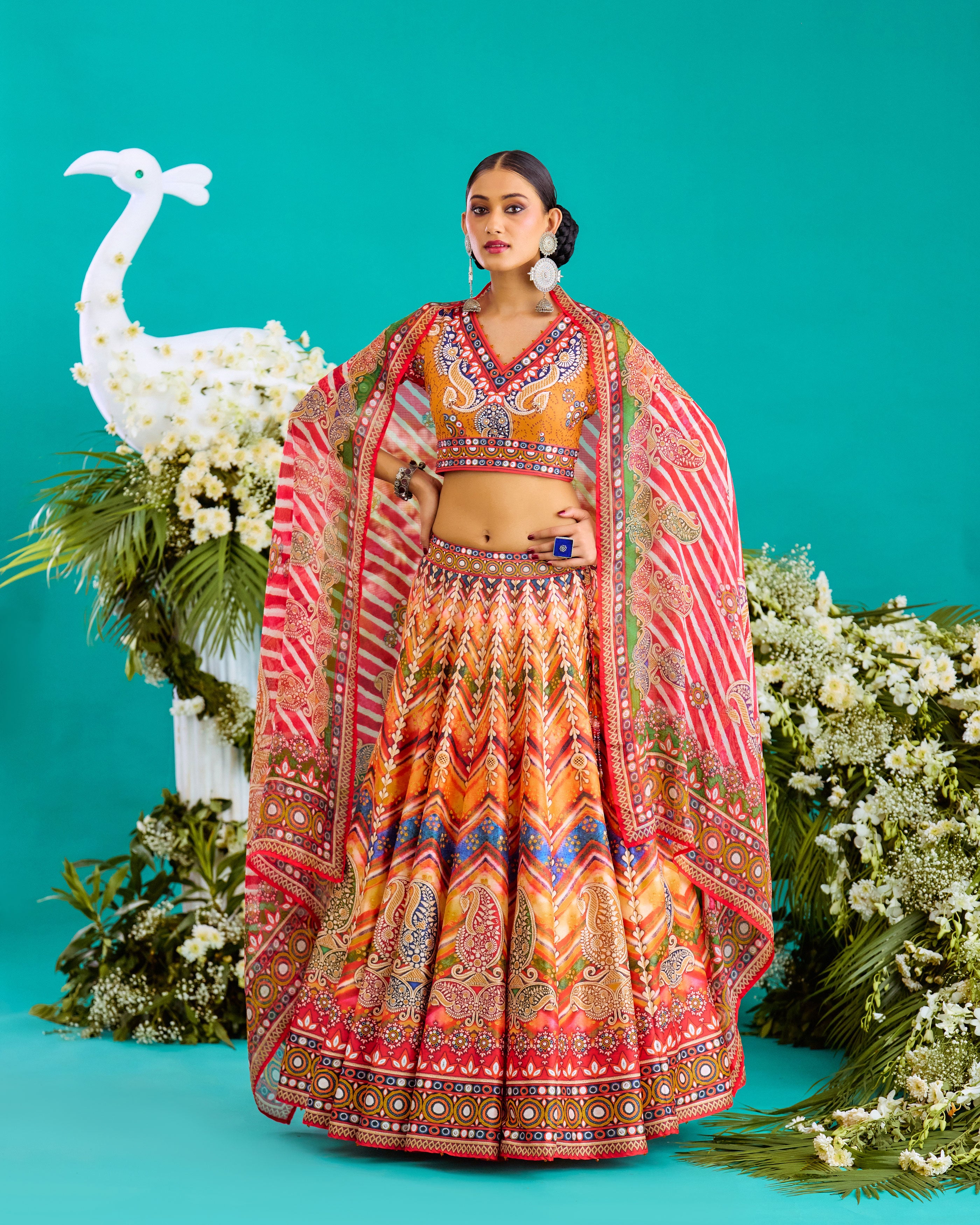 Baati : Leela - Multi/Chevron