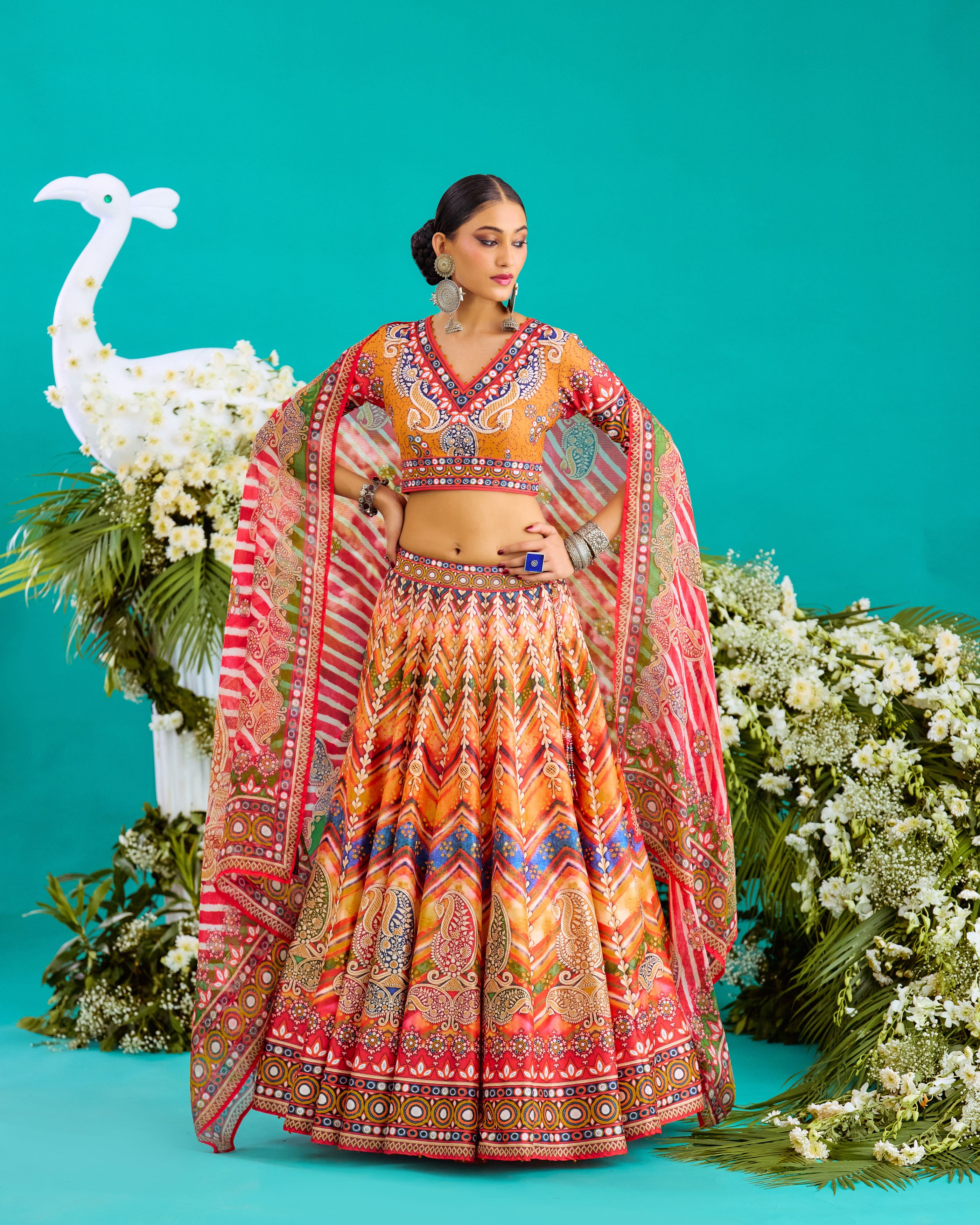Baati : Leela - Multi/Chevron