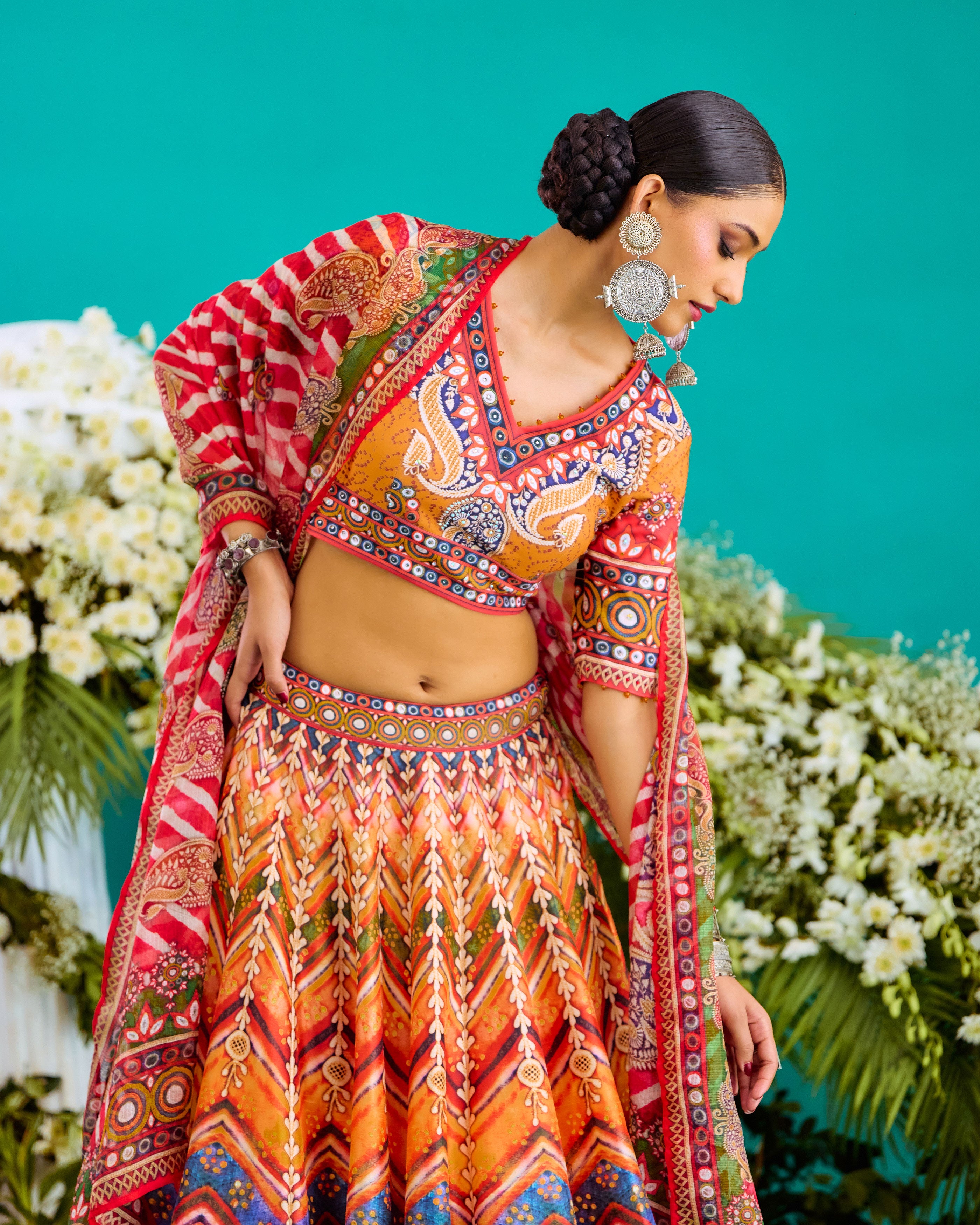 Baati : Leela - Multi/Chevron