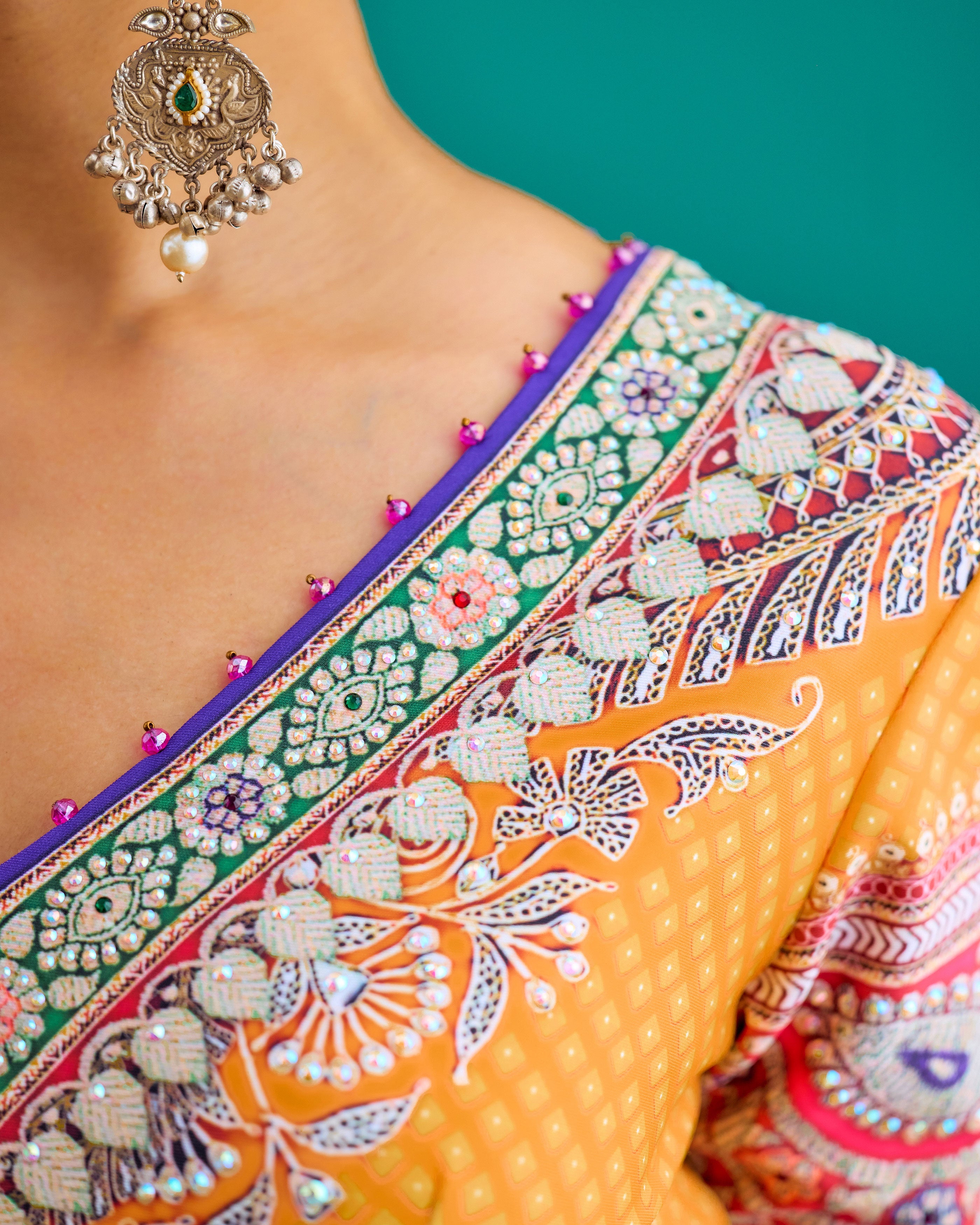 Baati : Leela - Multi/Marygold
