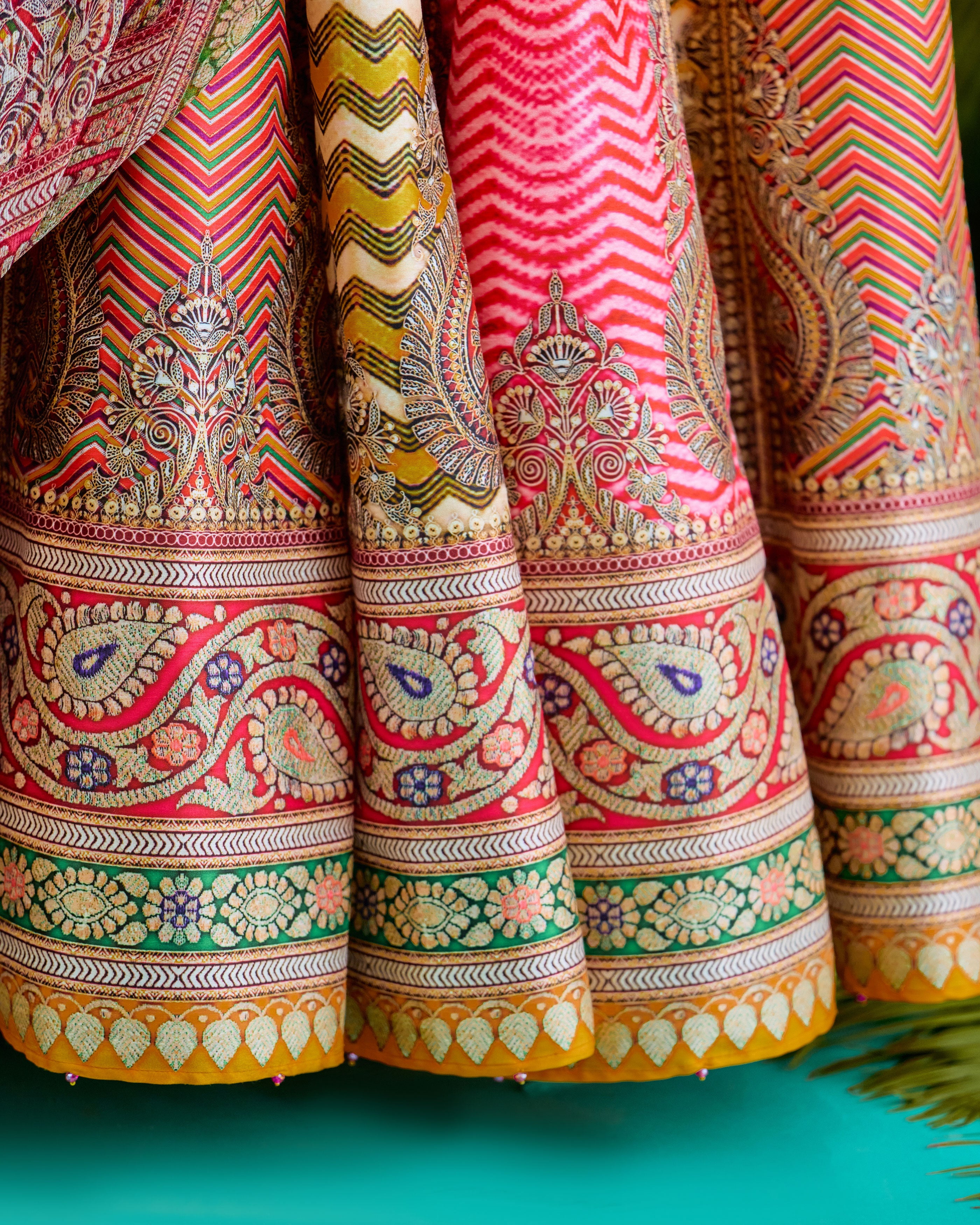 Baati : Leela - Multi/Marygold