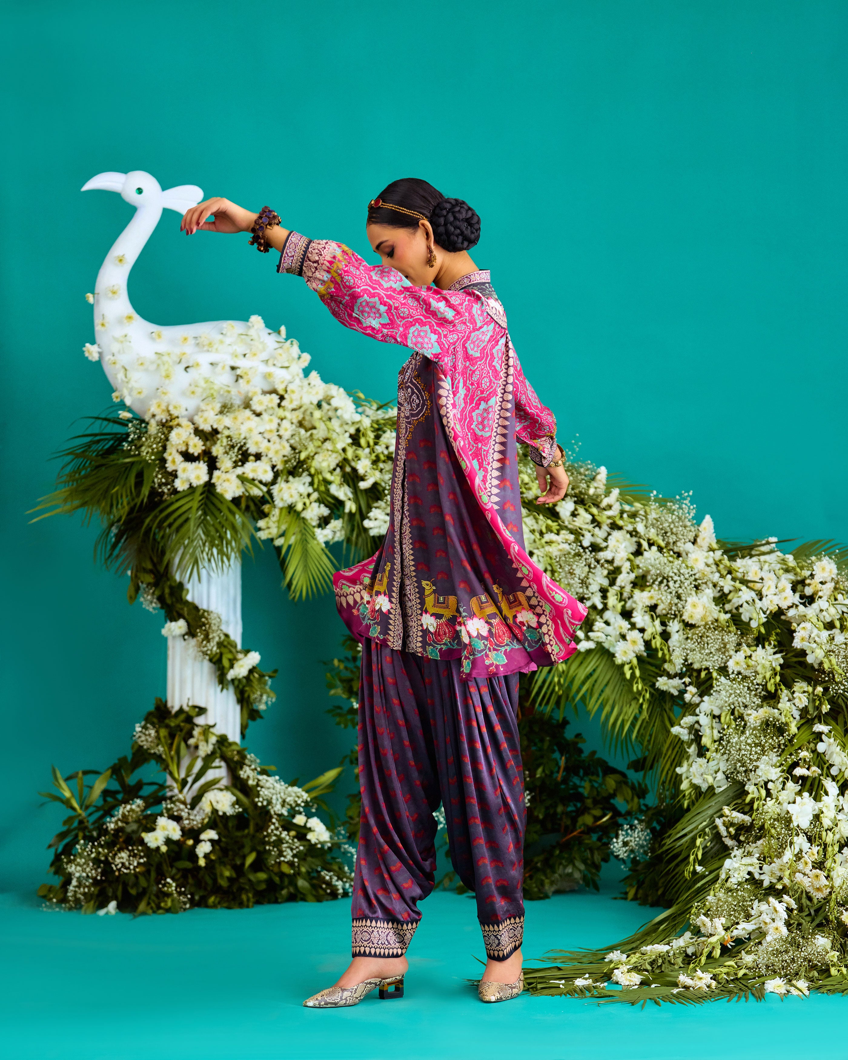 Baati : Nilofer - Fuchsia/Burgundy