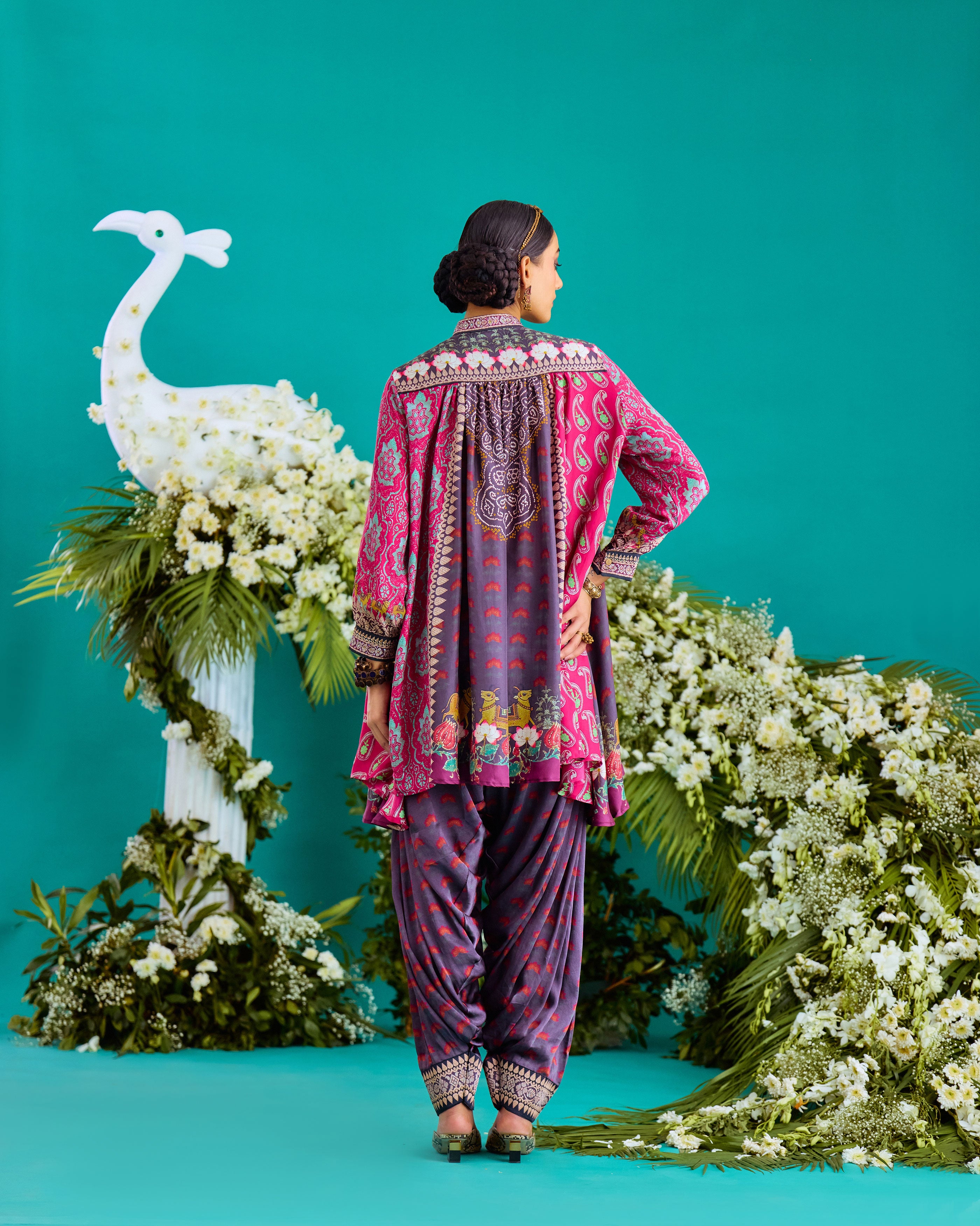 Baati : Nilofer - Fuchsia/Burgundy