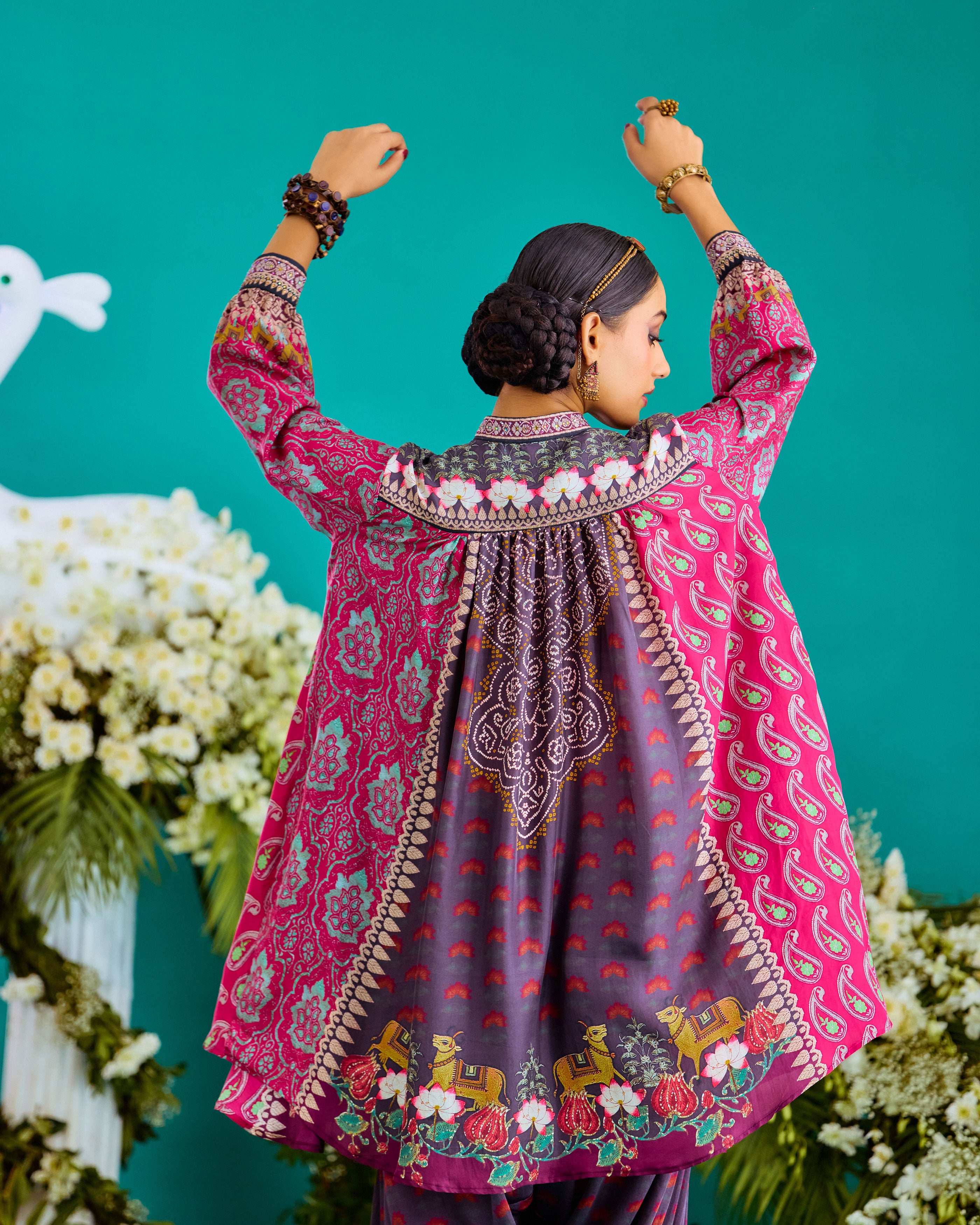 Baati : Nilofer - Fuchsia/Burgundy