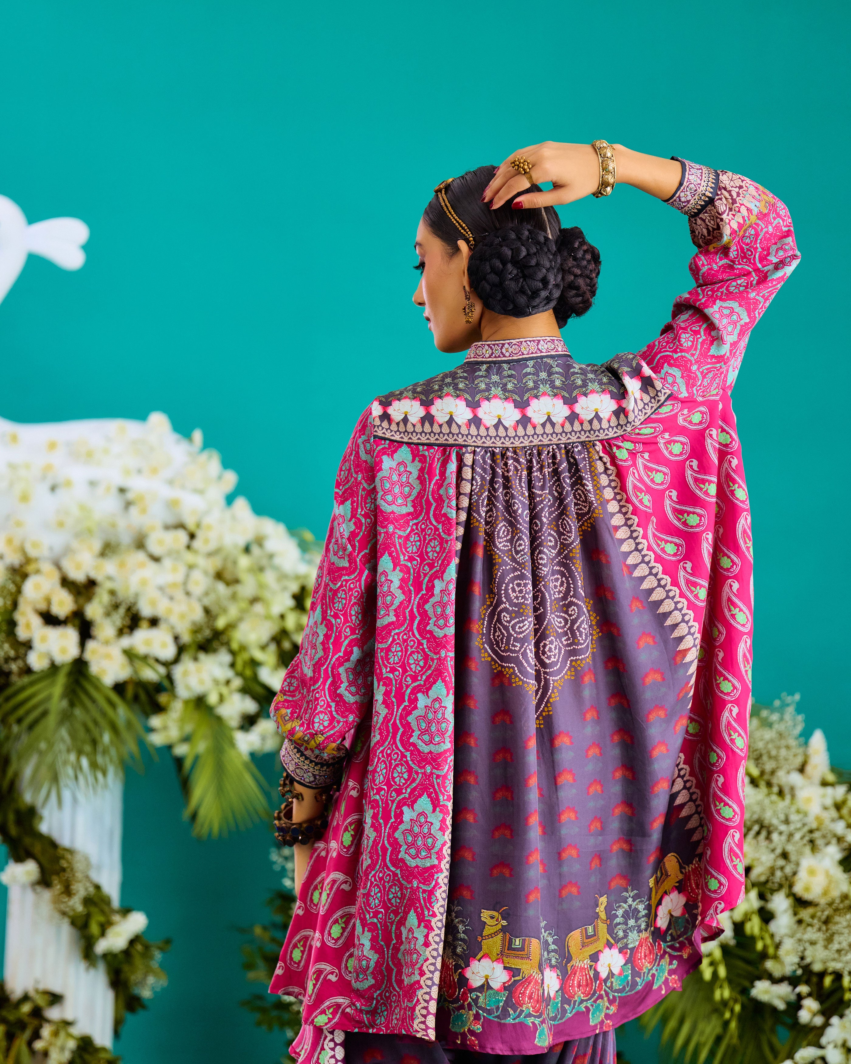 Baati : Nilofer - Fuchsia/Burgundy