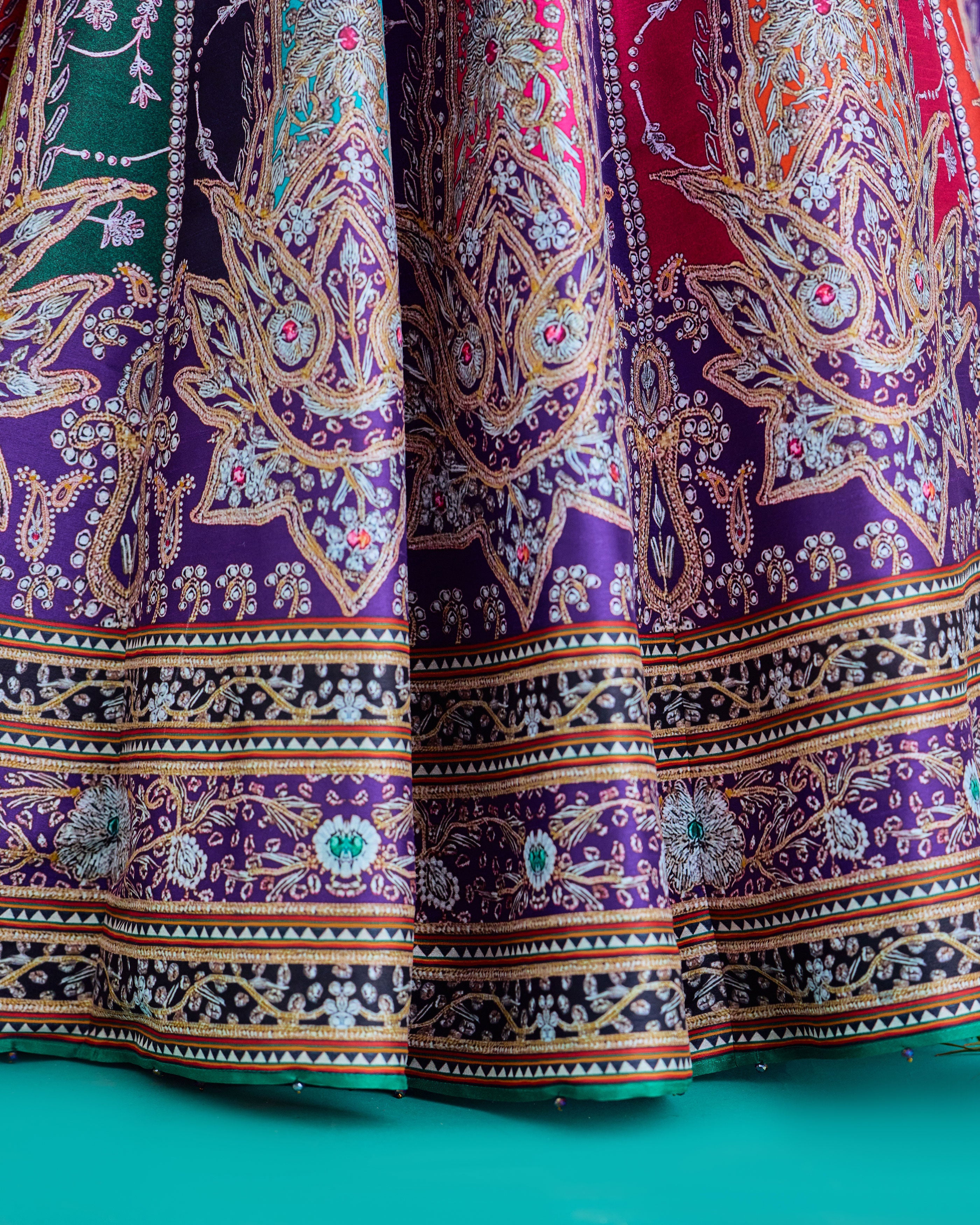 Baati : Leela - Navy/Multi