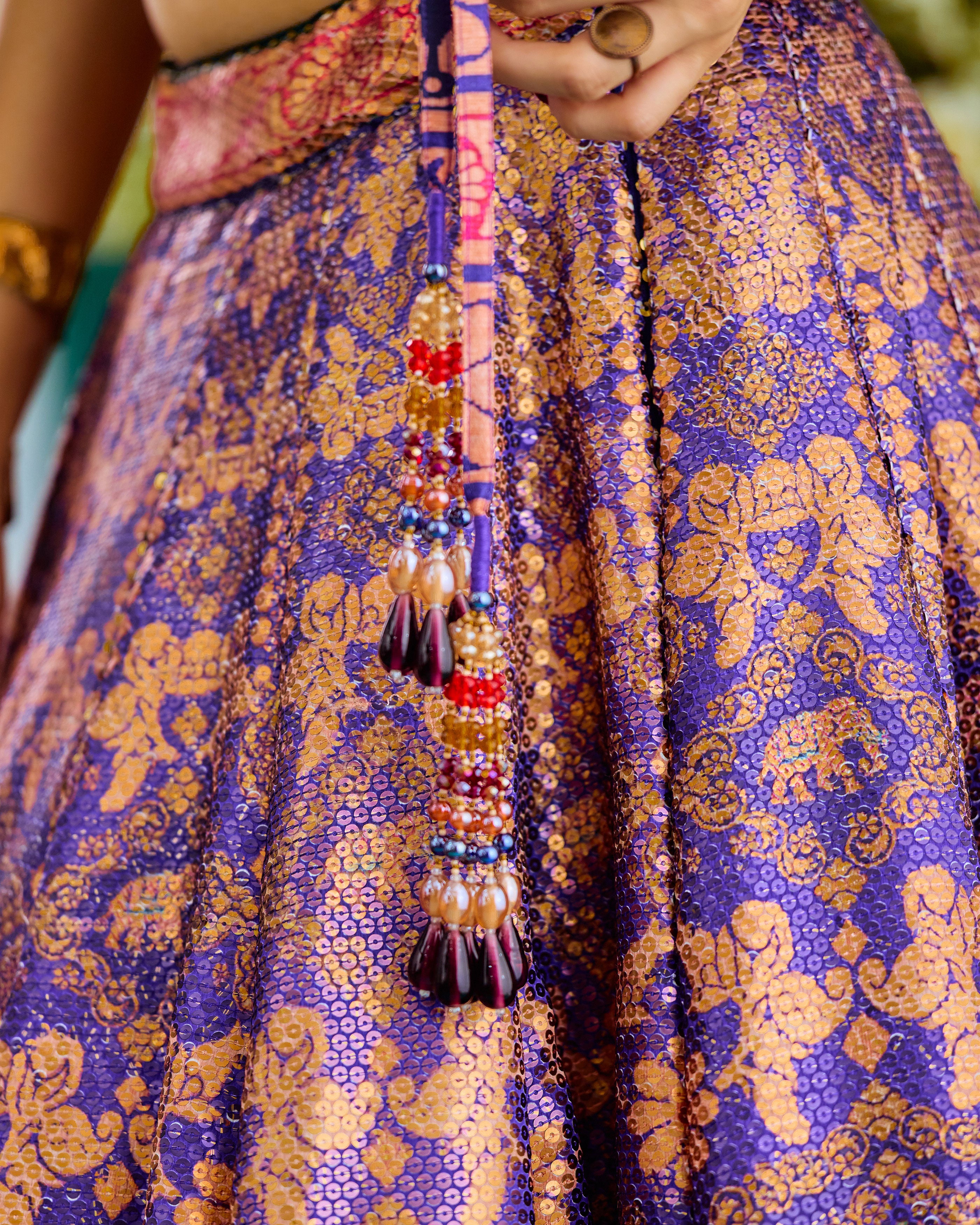 Baati : Corset Leela - Purple/Gold