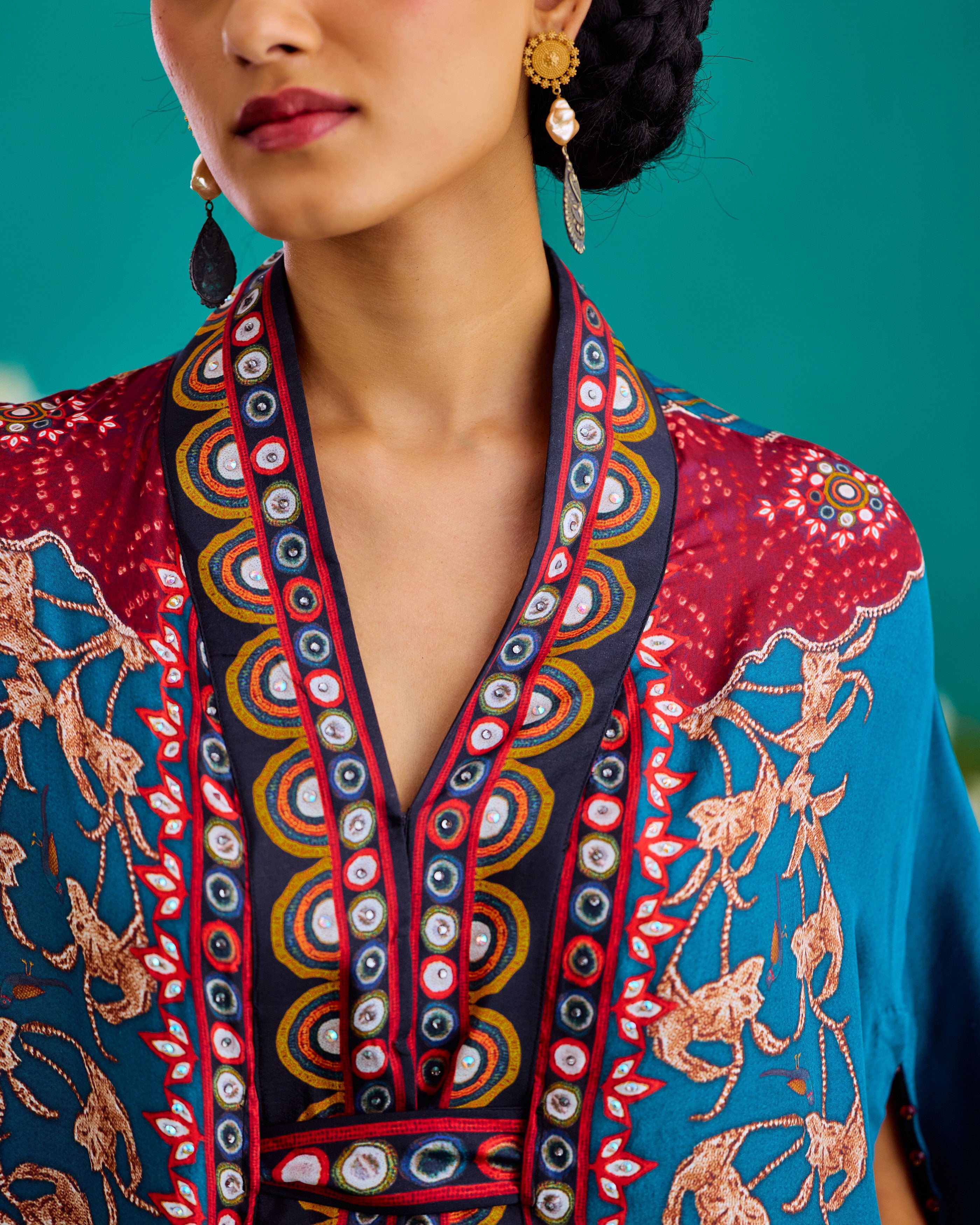 Baati : Chloe - Peacock Blue