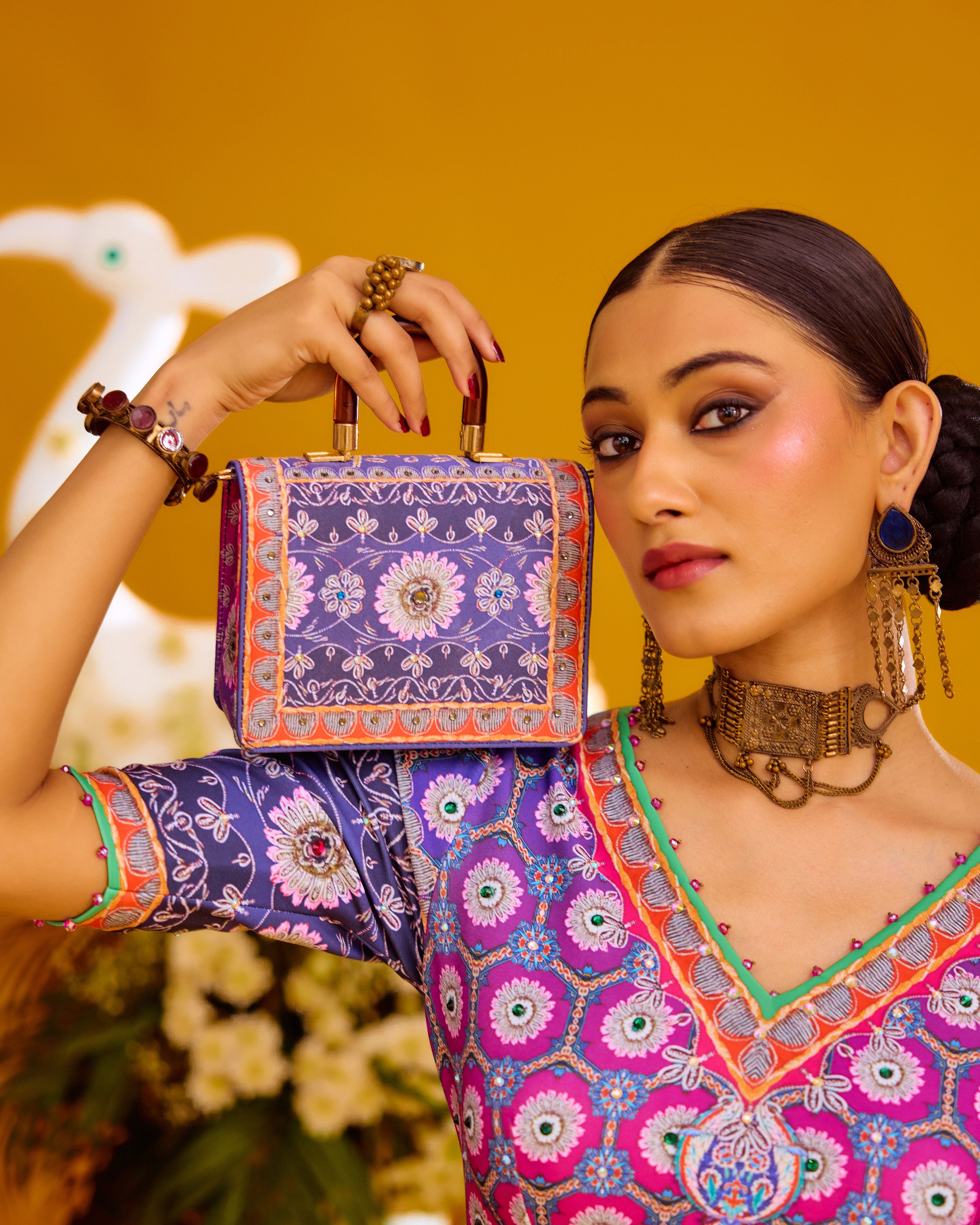 Baati : Leela - Purple/Majenta