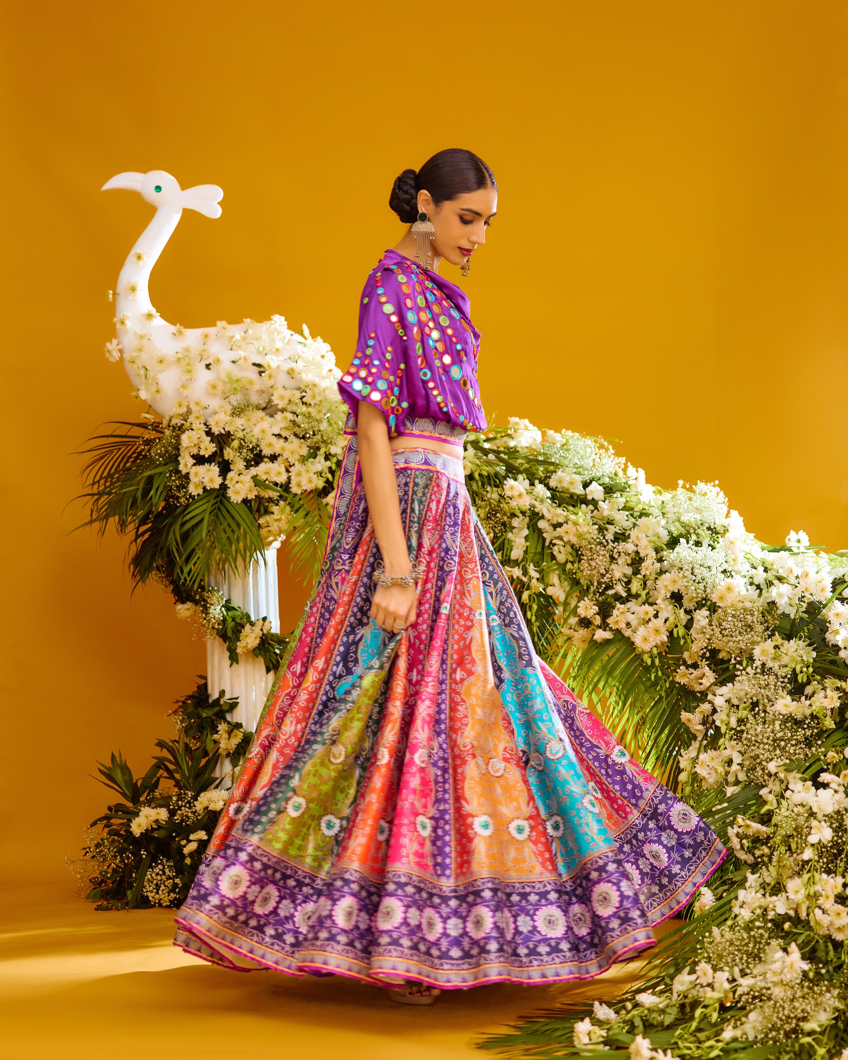 Baati : Varsha/Leela - Purple/Multi