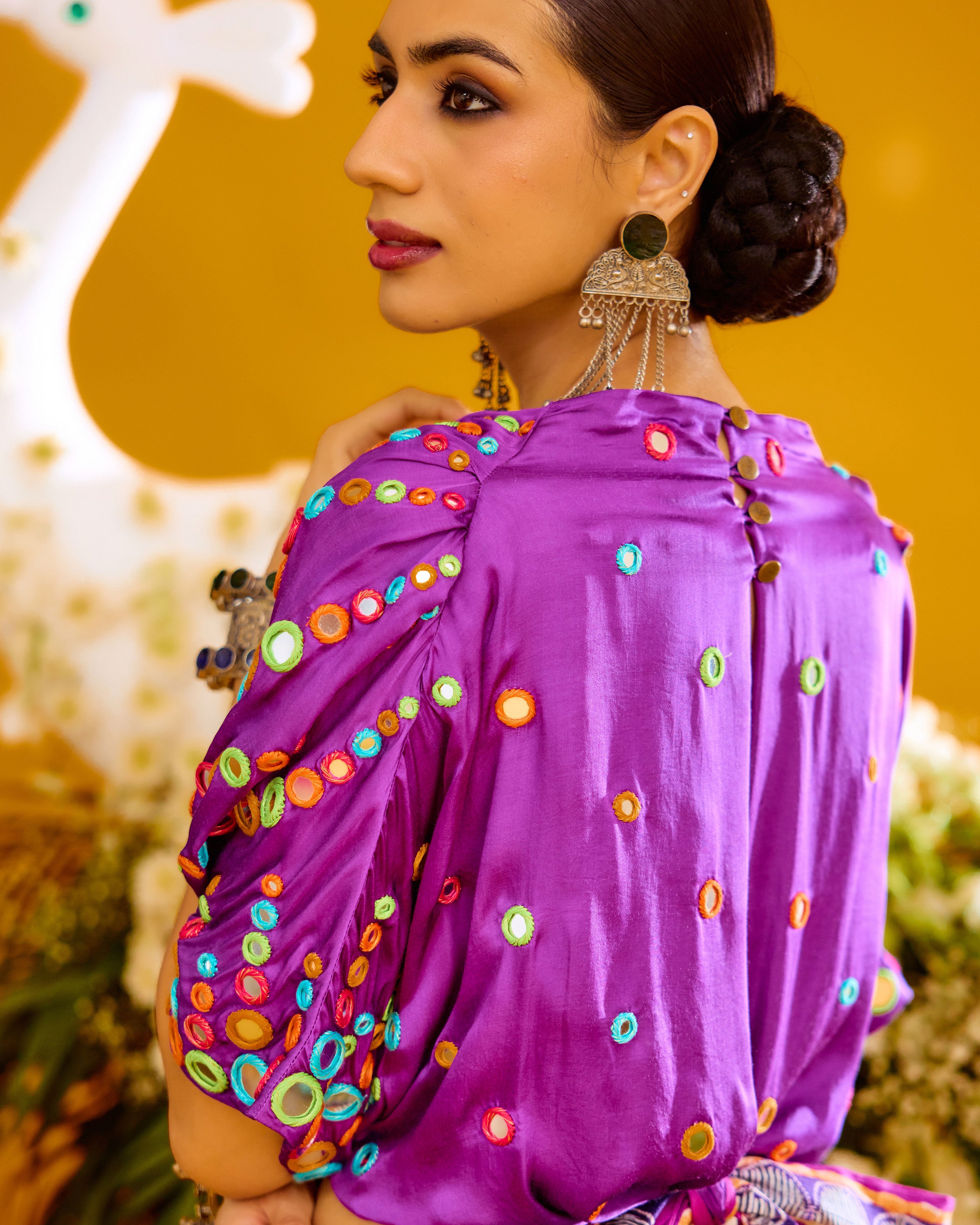 Baati : Varsha/Leela - Purple/Multi