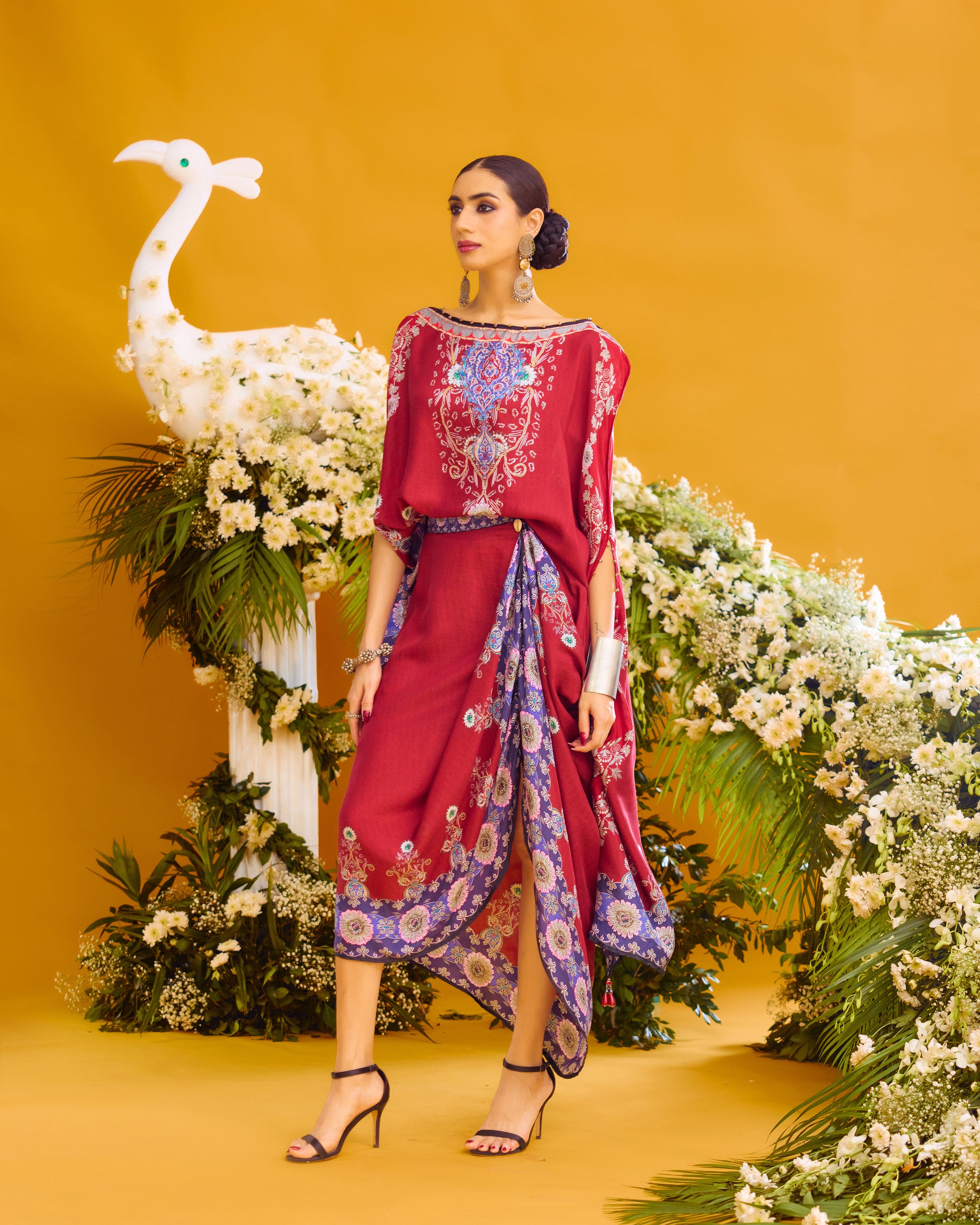 Baati : Kamini - Maroon