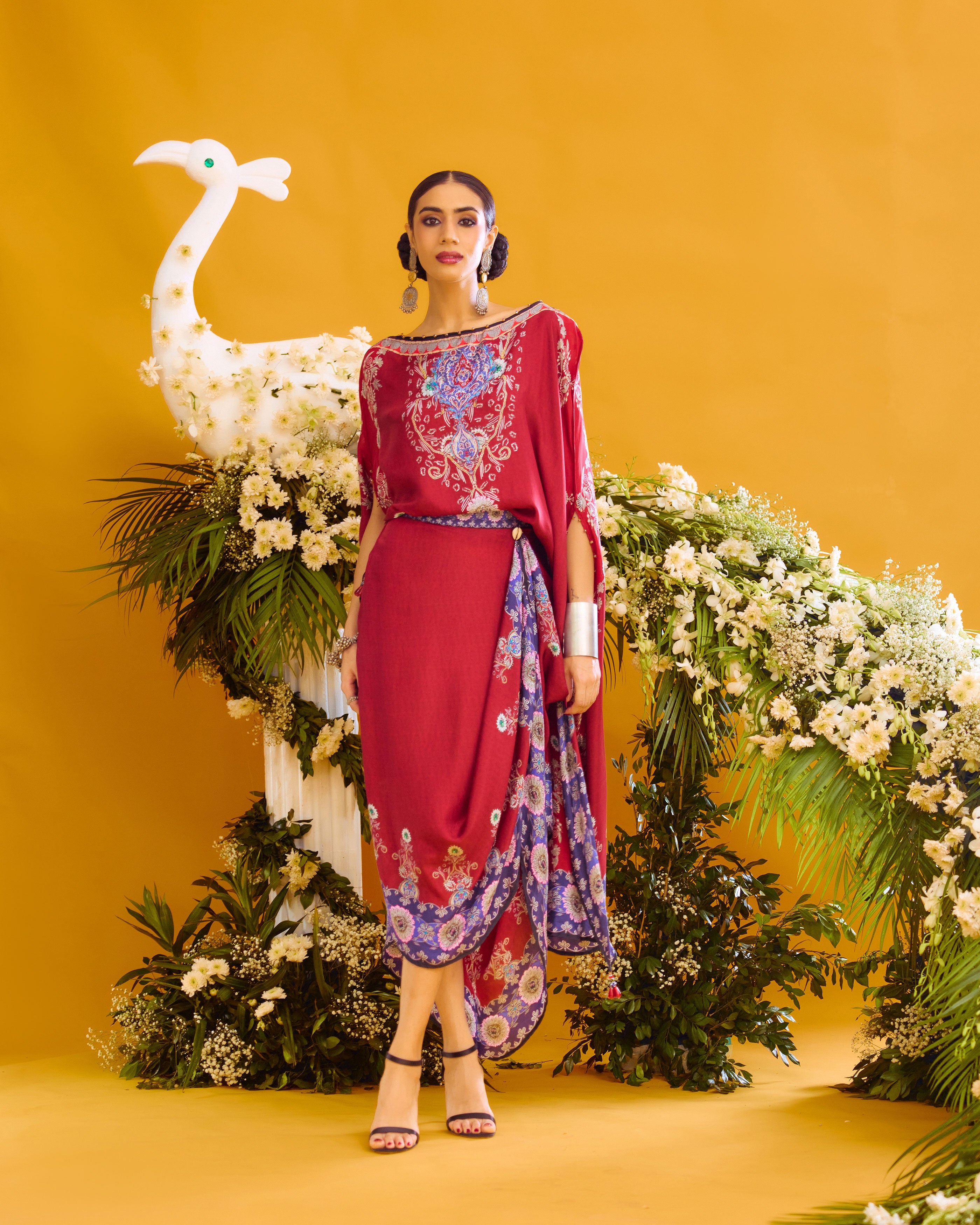 Baati : Kamini - Maroon