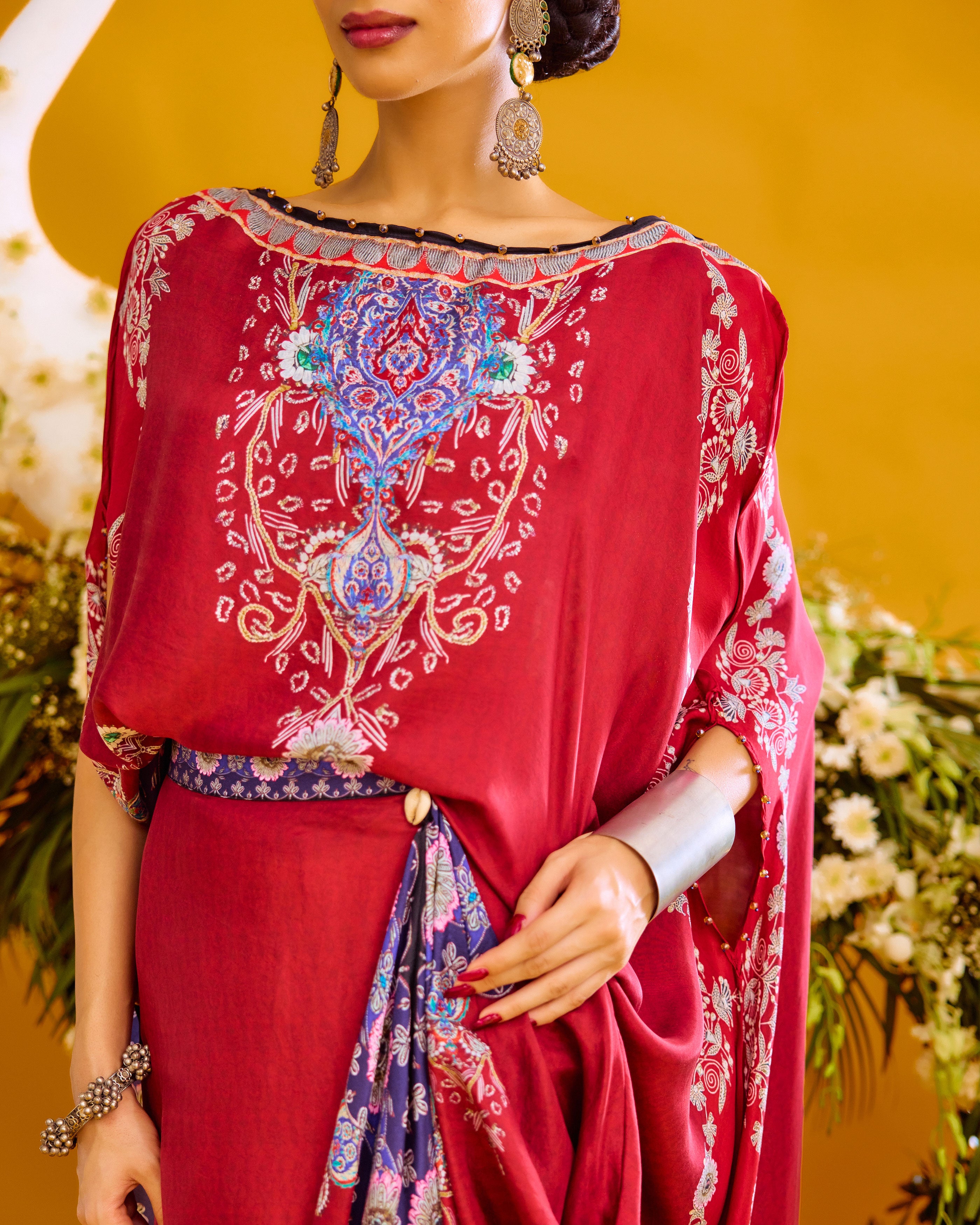Baati : Kamini - Maroon