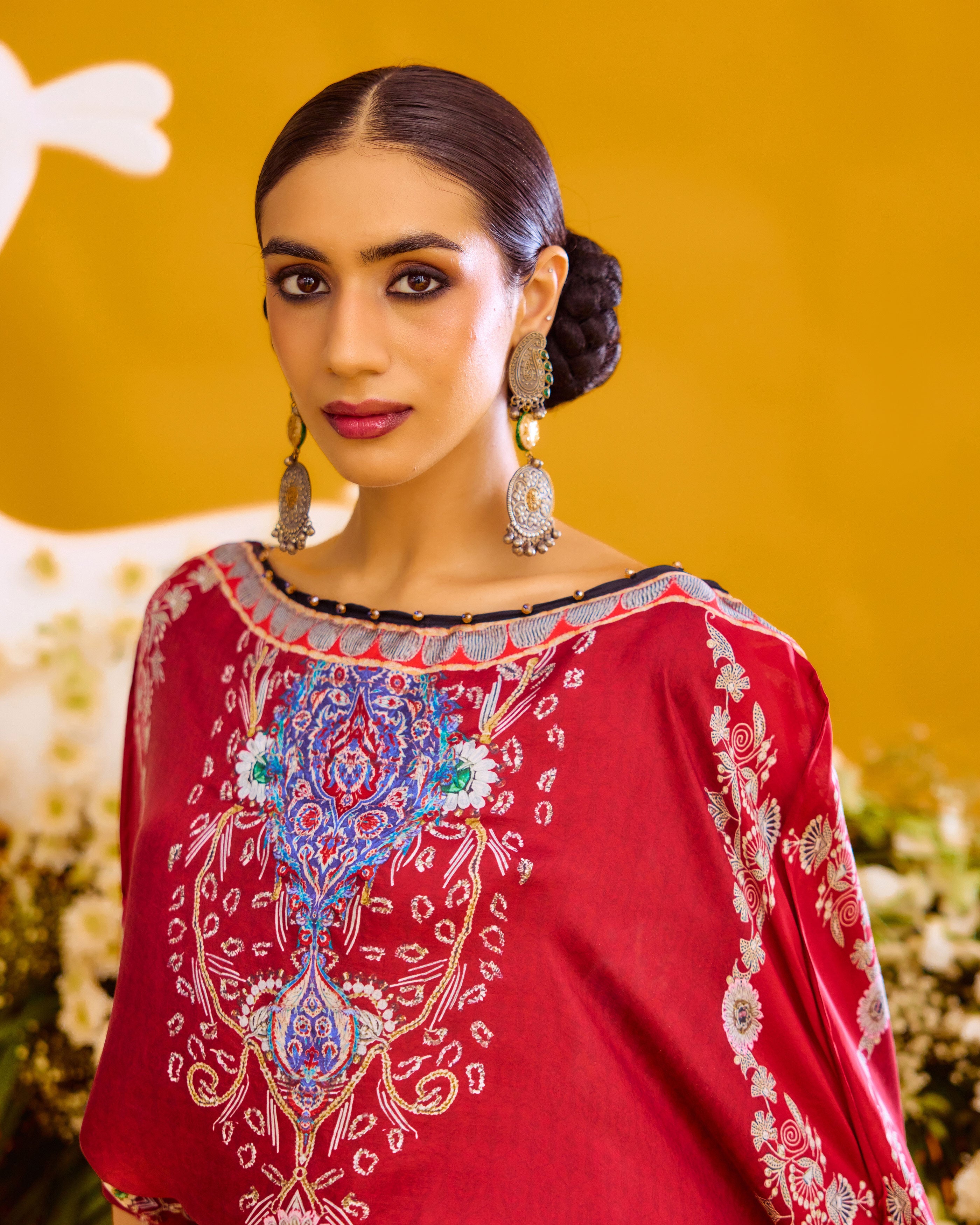 Baati : Kamini - Maroon