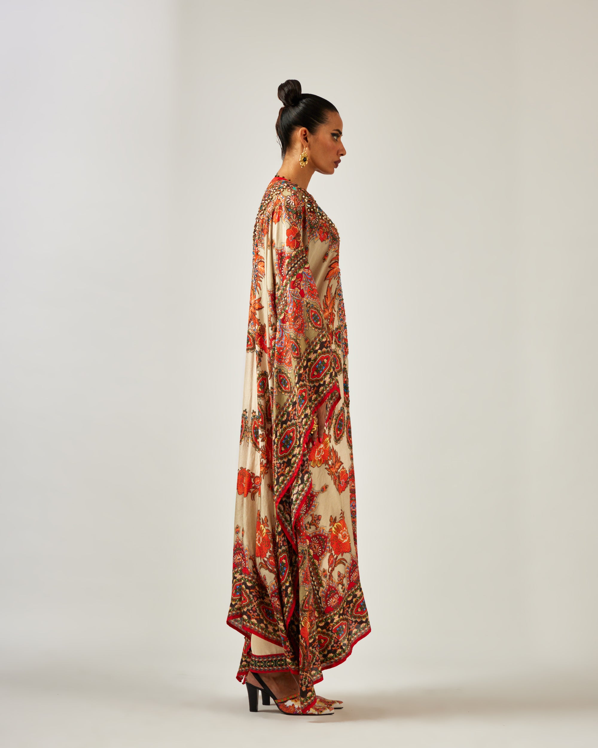 mon amour : Sharifa - Beige/Orange