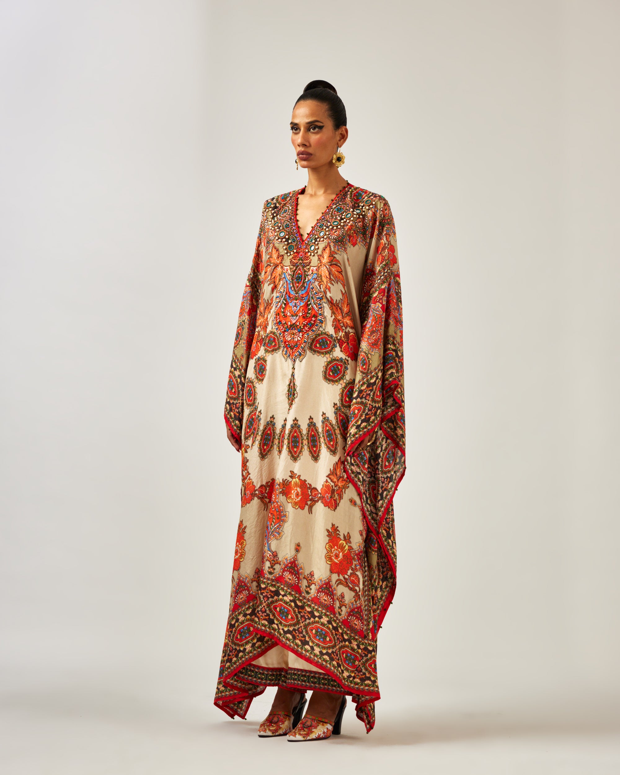 mon amour : Sharifa - Beige/Orange
