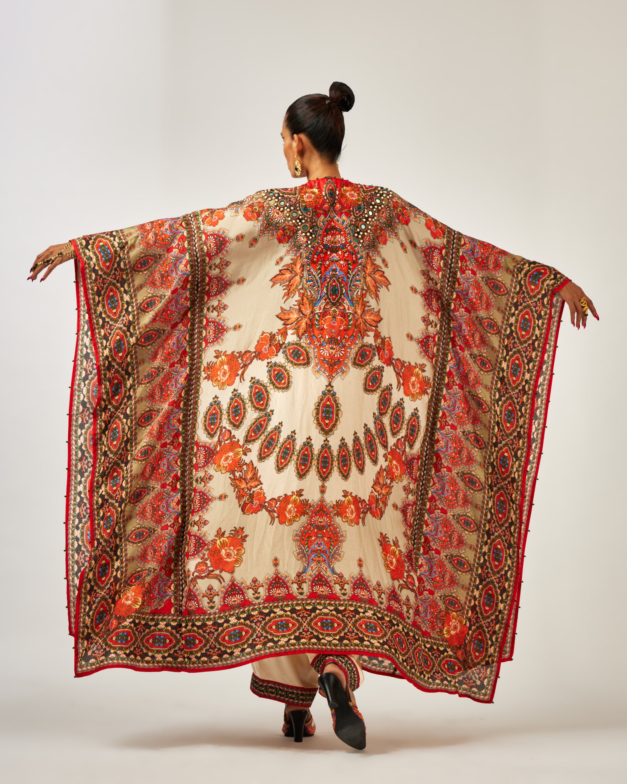 mon amour : Sharifa - Beige/Orange