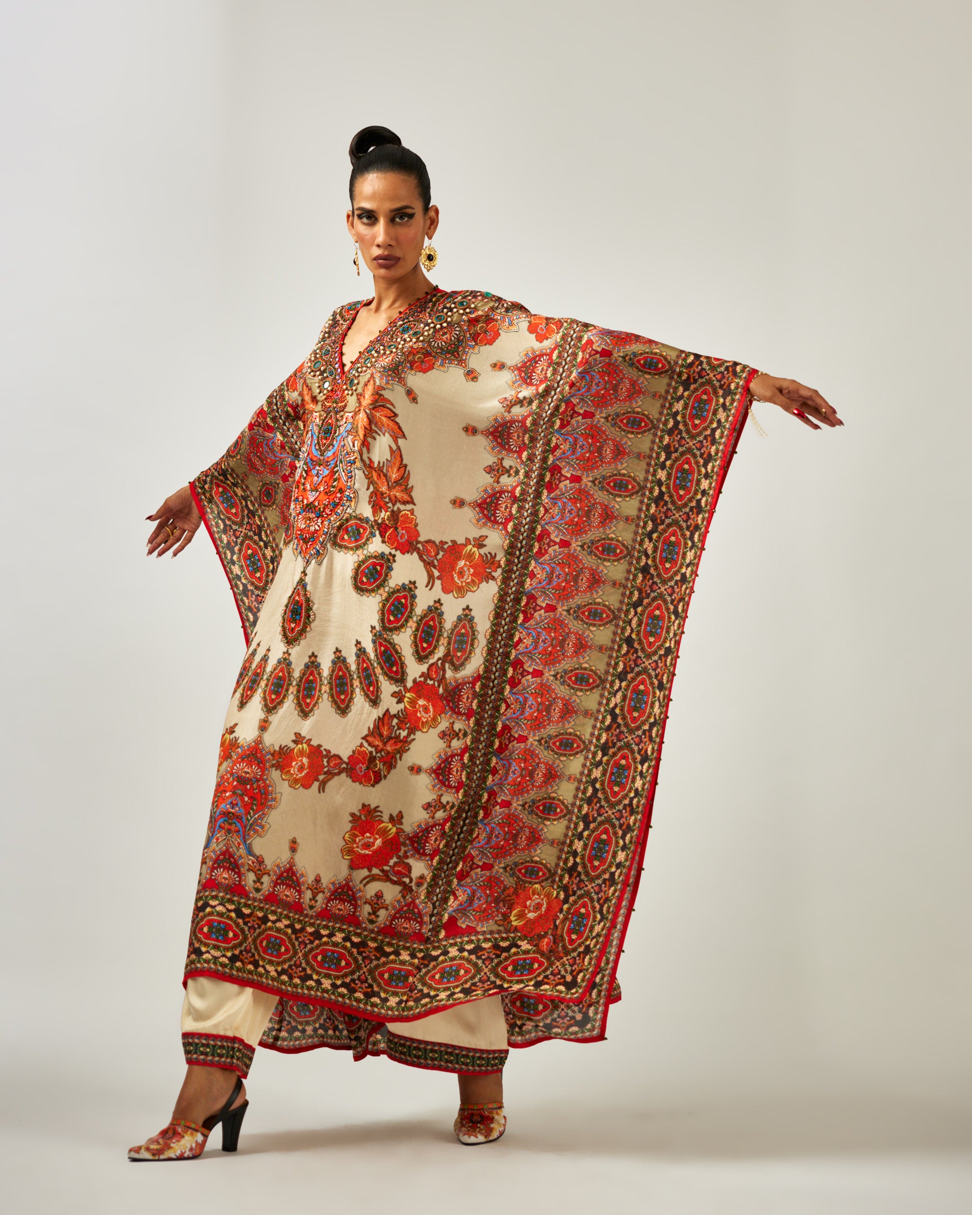 mon amour : Sharifa - Beige/Orange