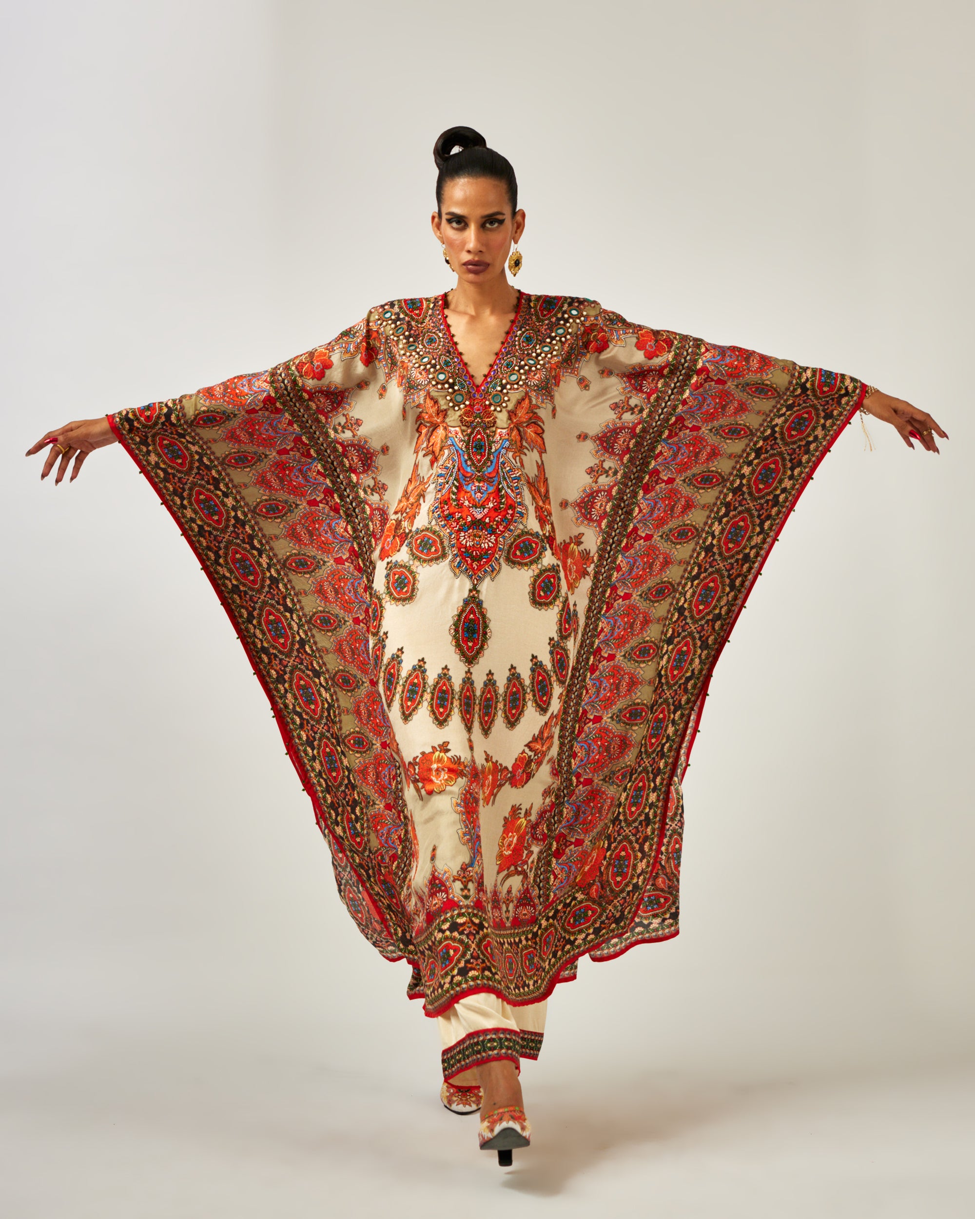 mon amour : Sharifa - Beige/Orange
