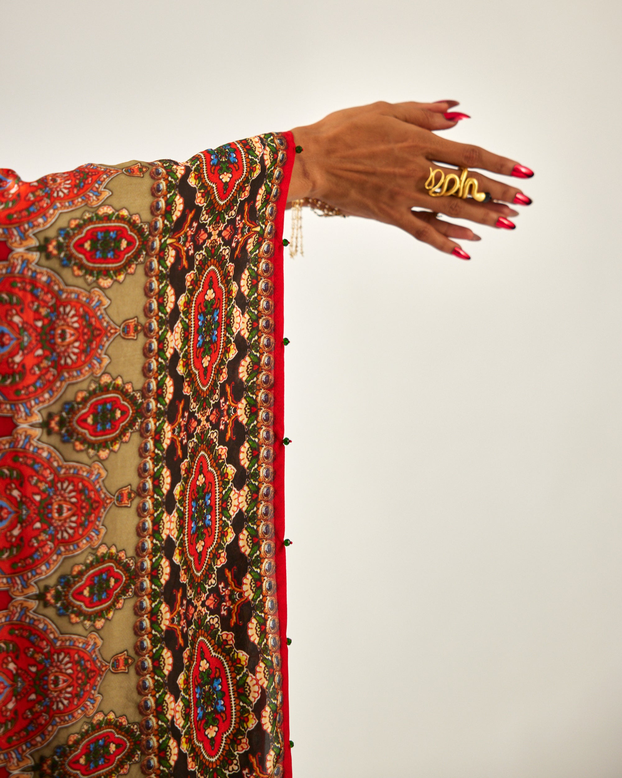 mon amour : Sharifa - Beige/Orange