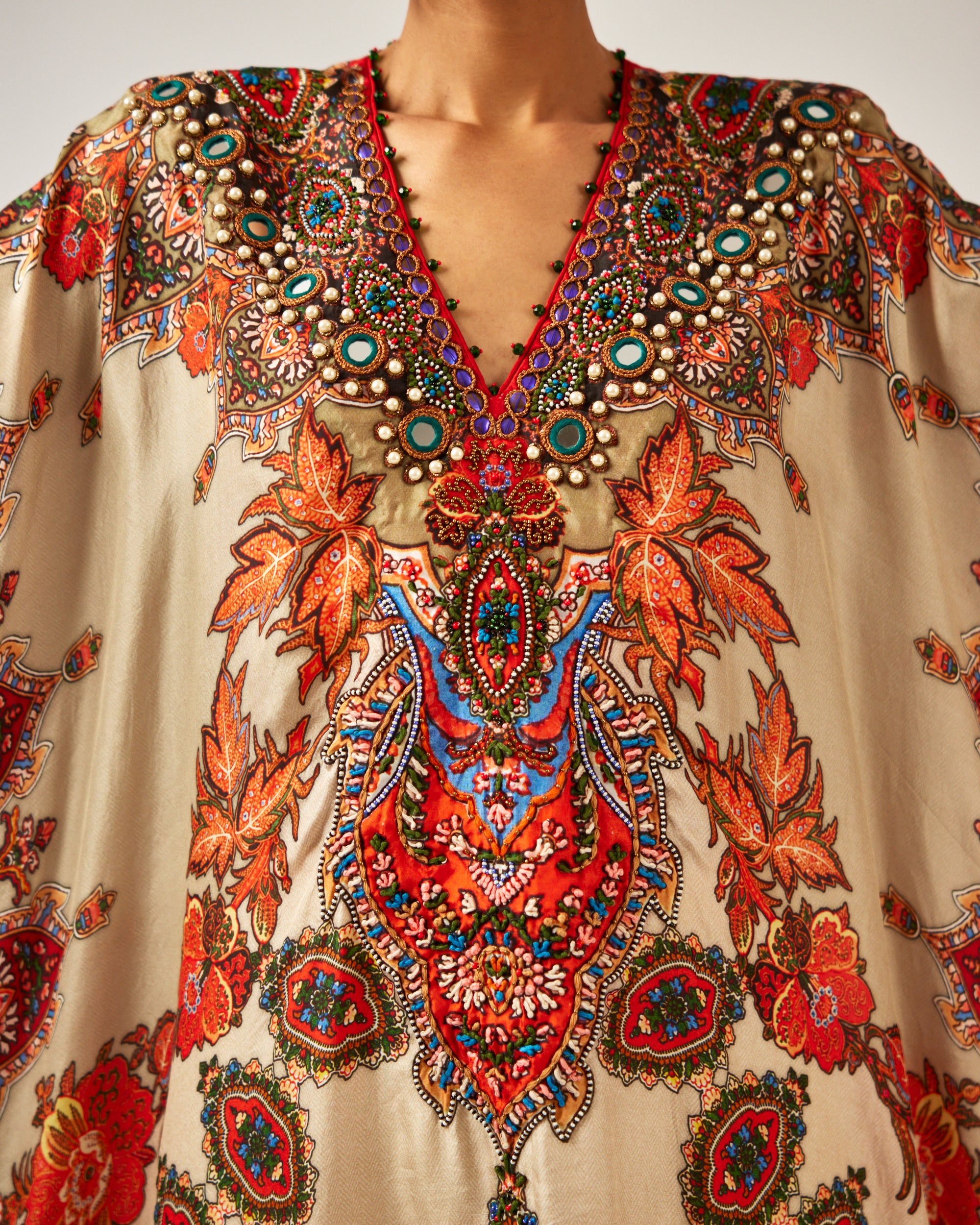 mon amour : Sharifa - Beige/Orange