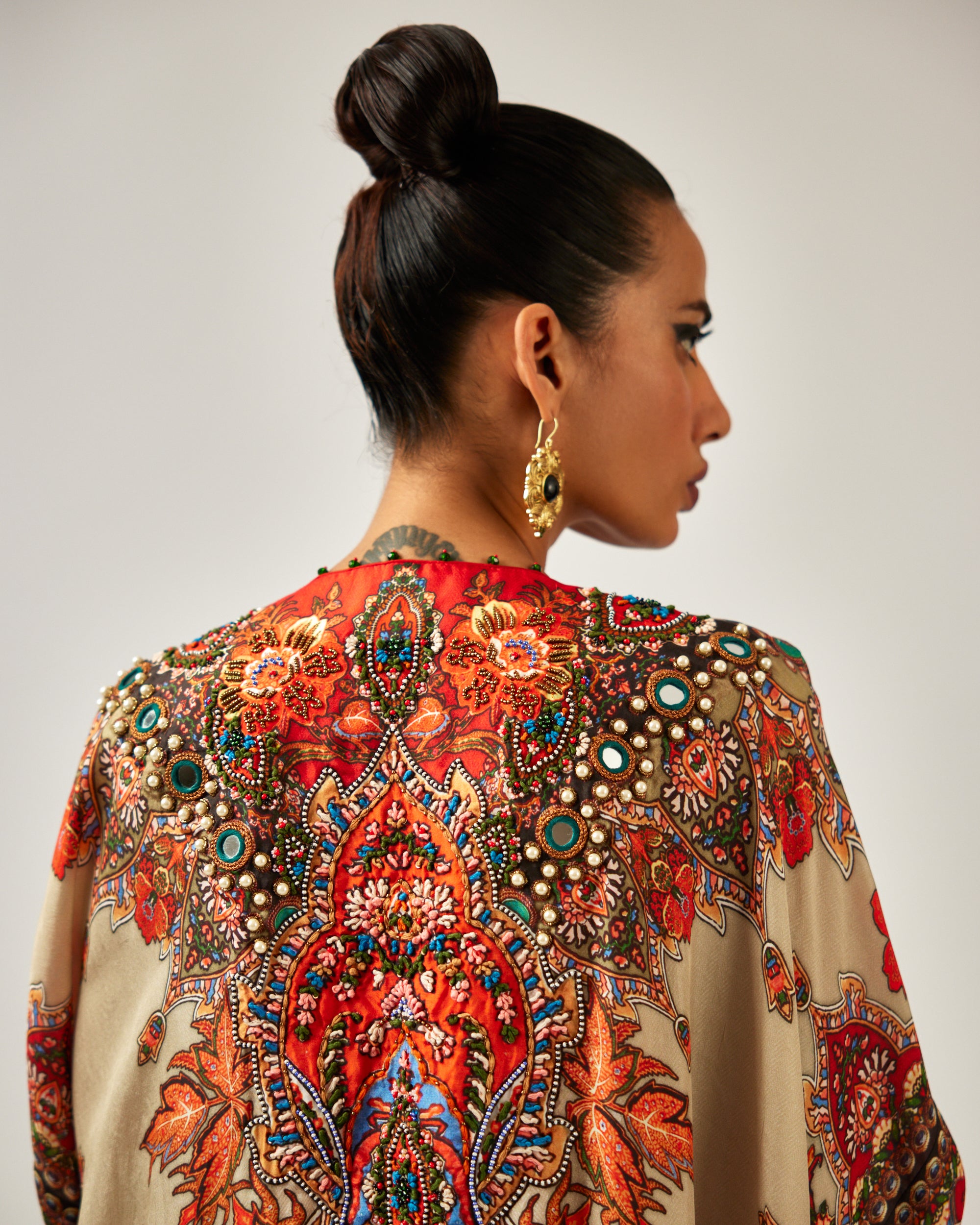 mon amour : Sharifa - Beige/Orange