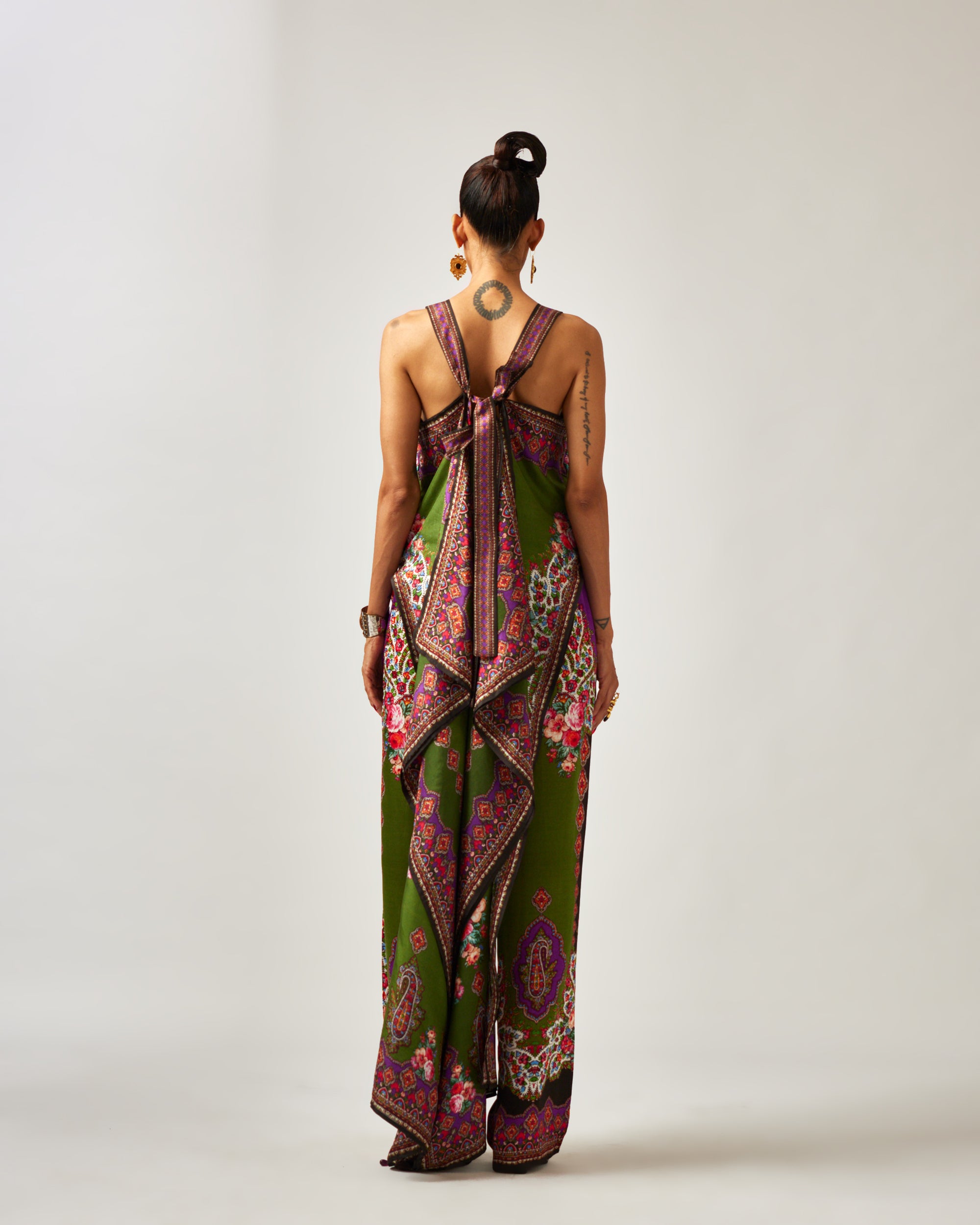 mon amour : Bershna - Purple/Emerald