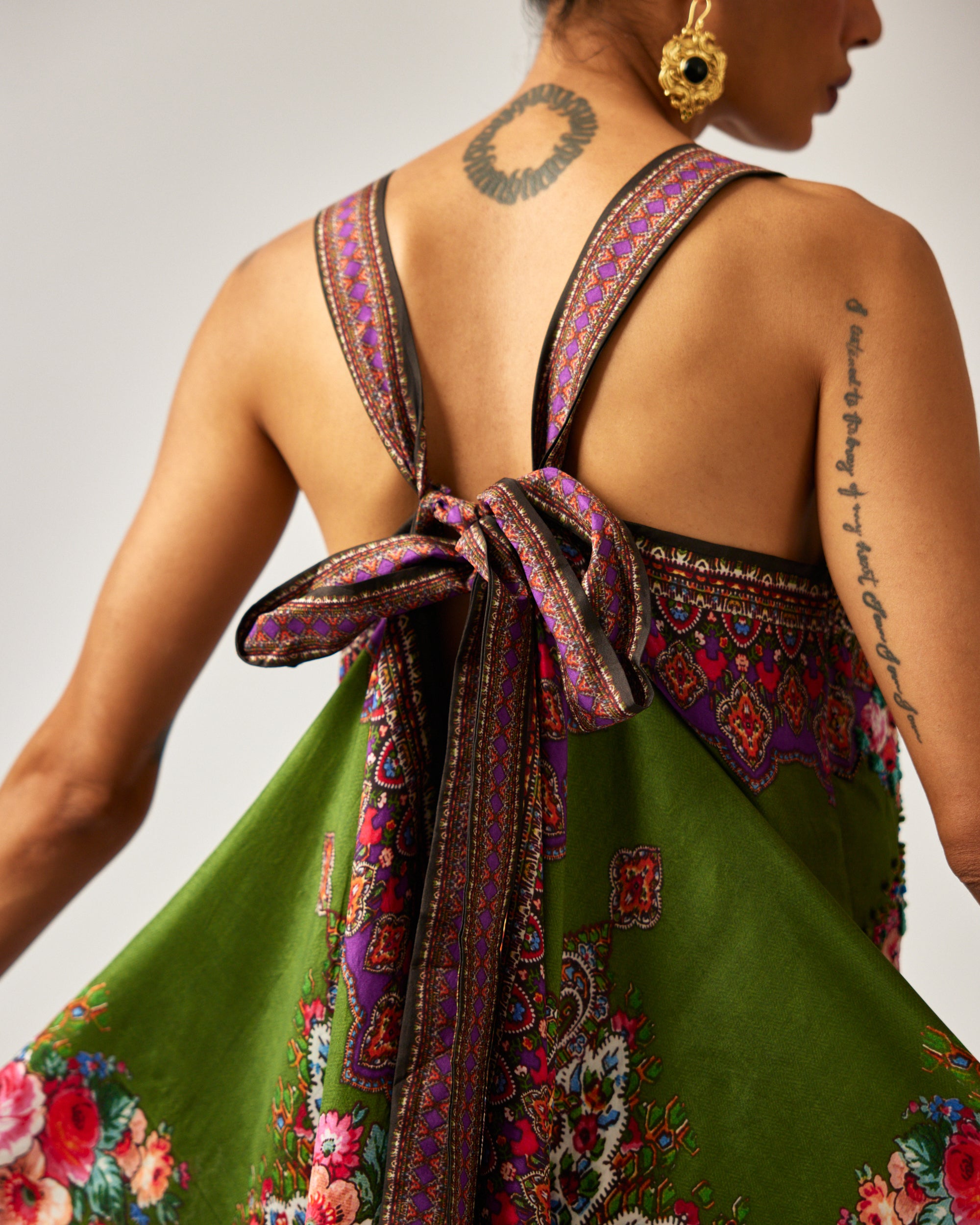 mon amour : Bershna - Purple/Emerald