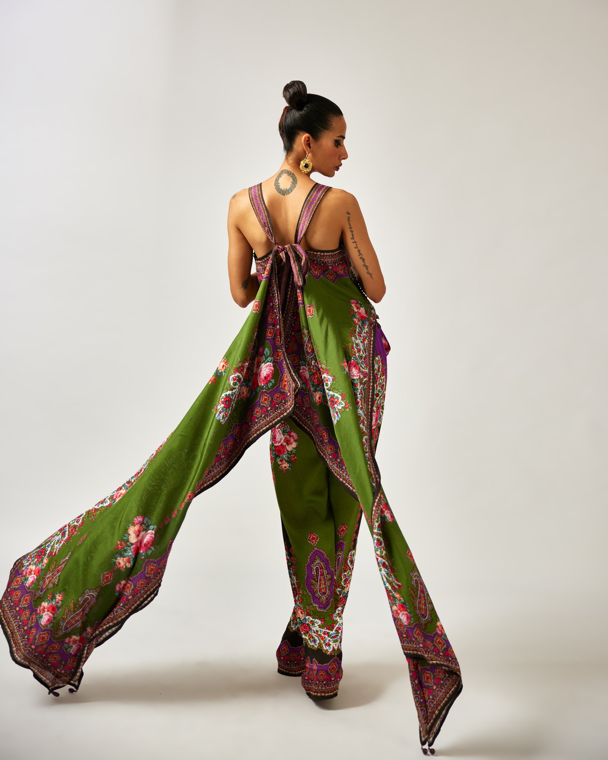 mon amour : Bershna - Purple/Emerald