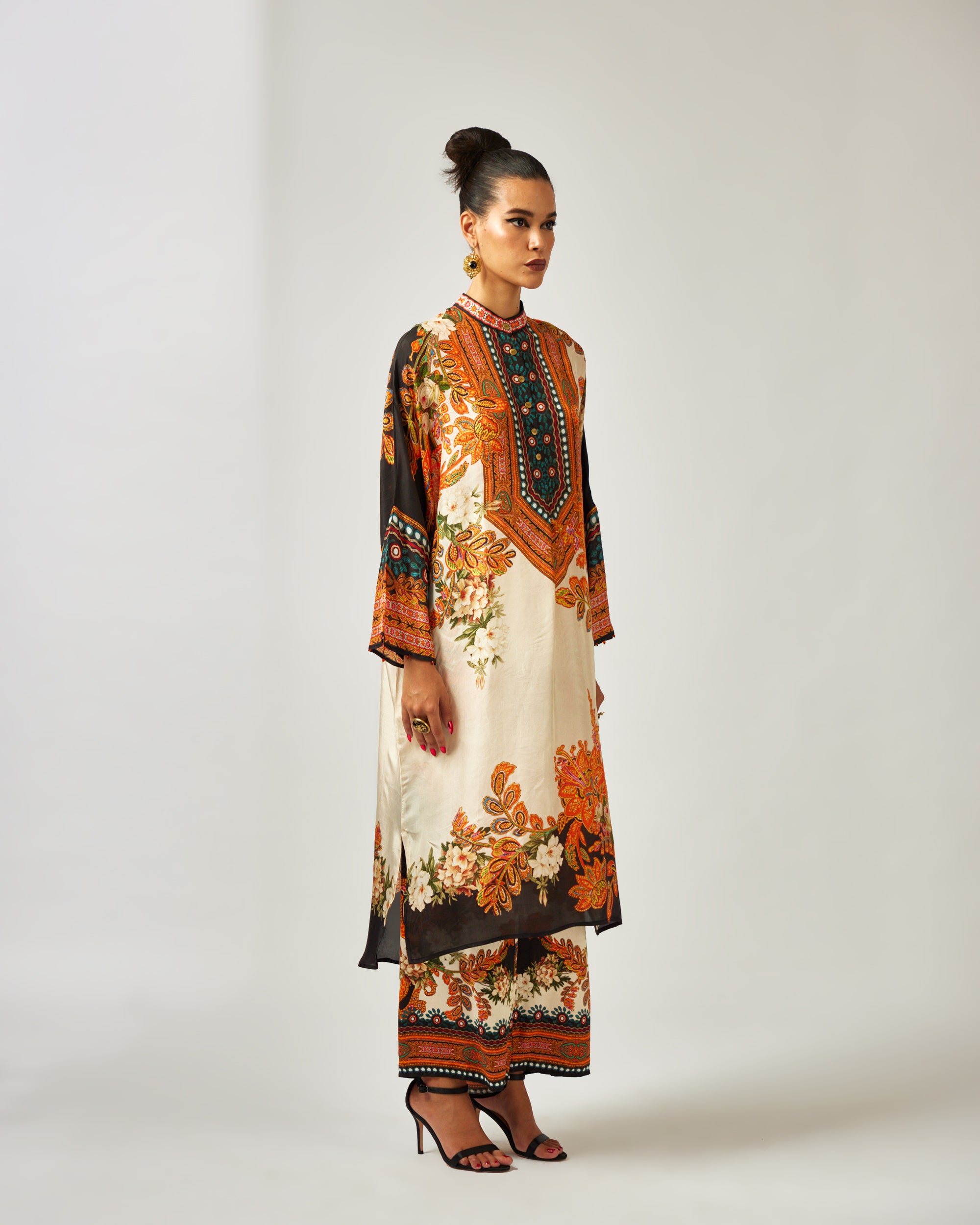mon amour : Kalini - Orange/Black