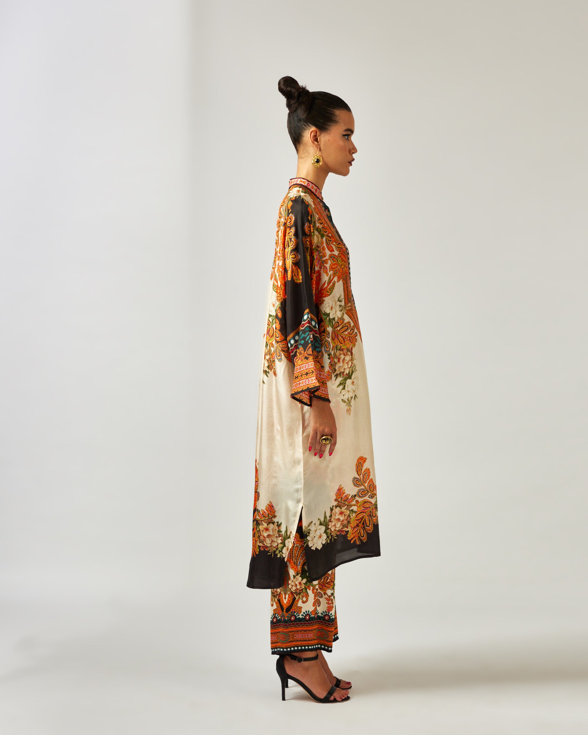 mon amour : Kalini - Orange/Black