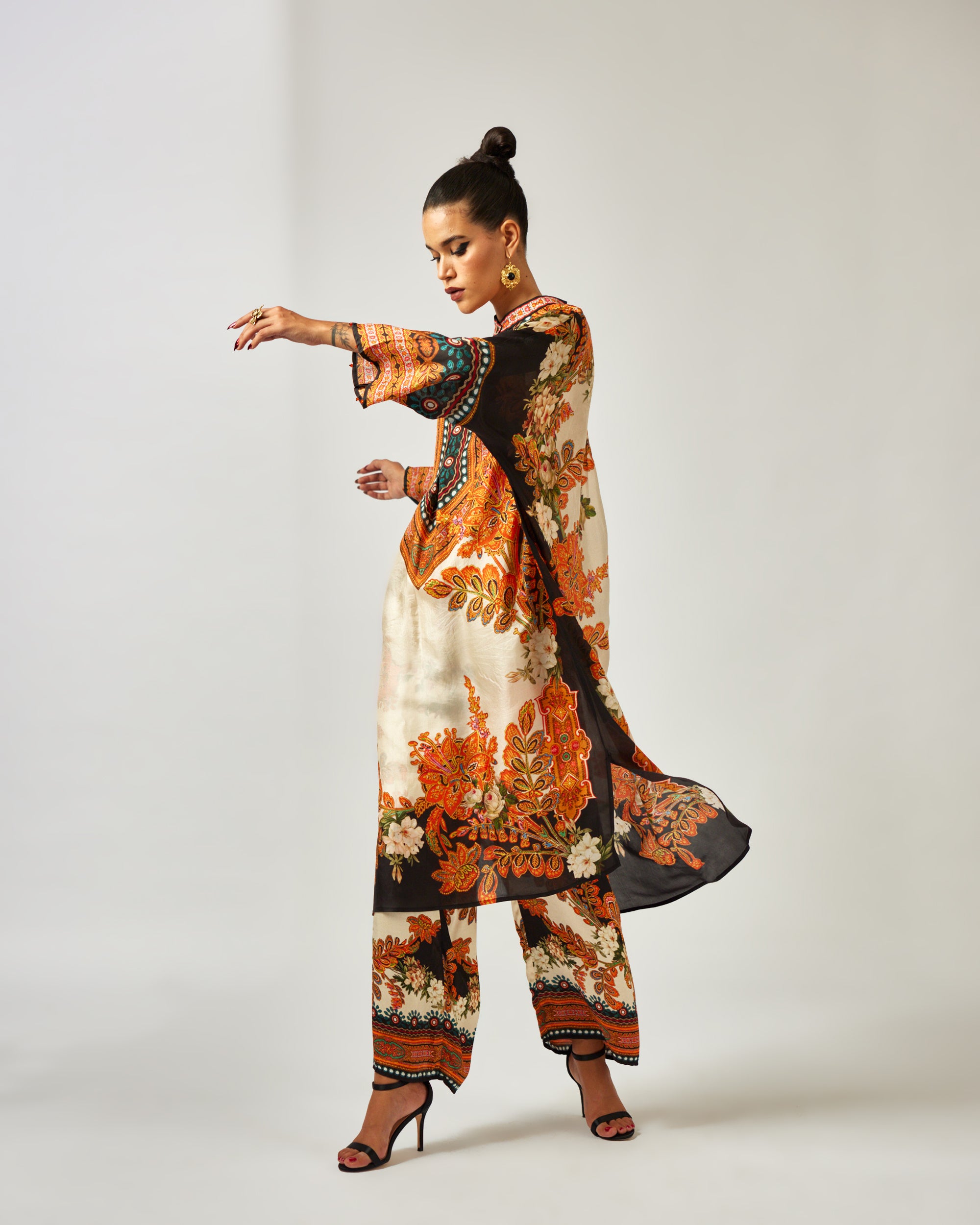 mon amour : Kalini - Orange/Black