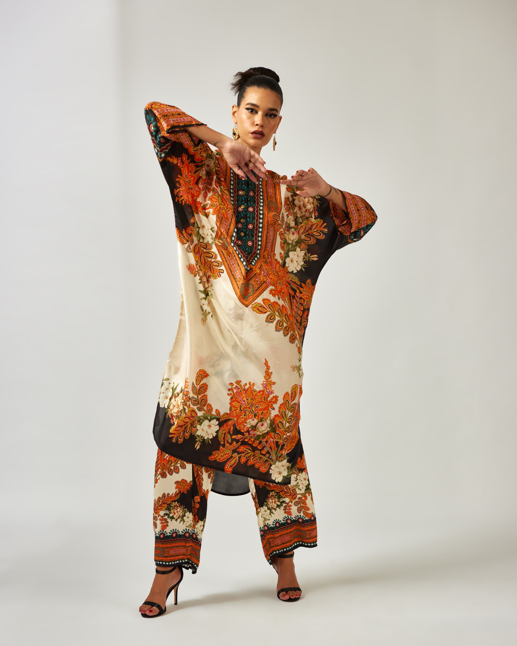 mon amour : Kalini - Orange/Black