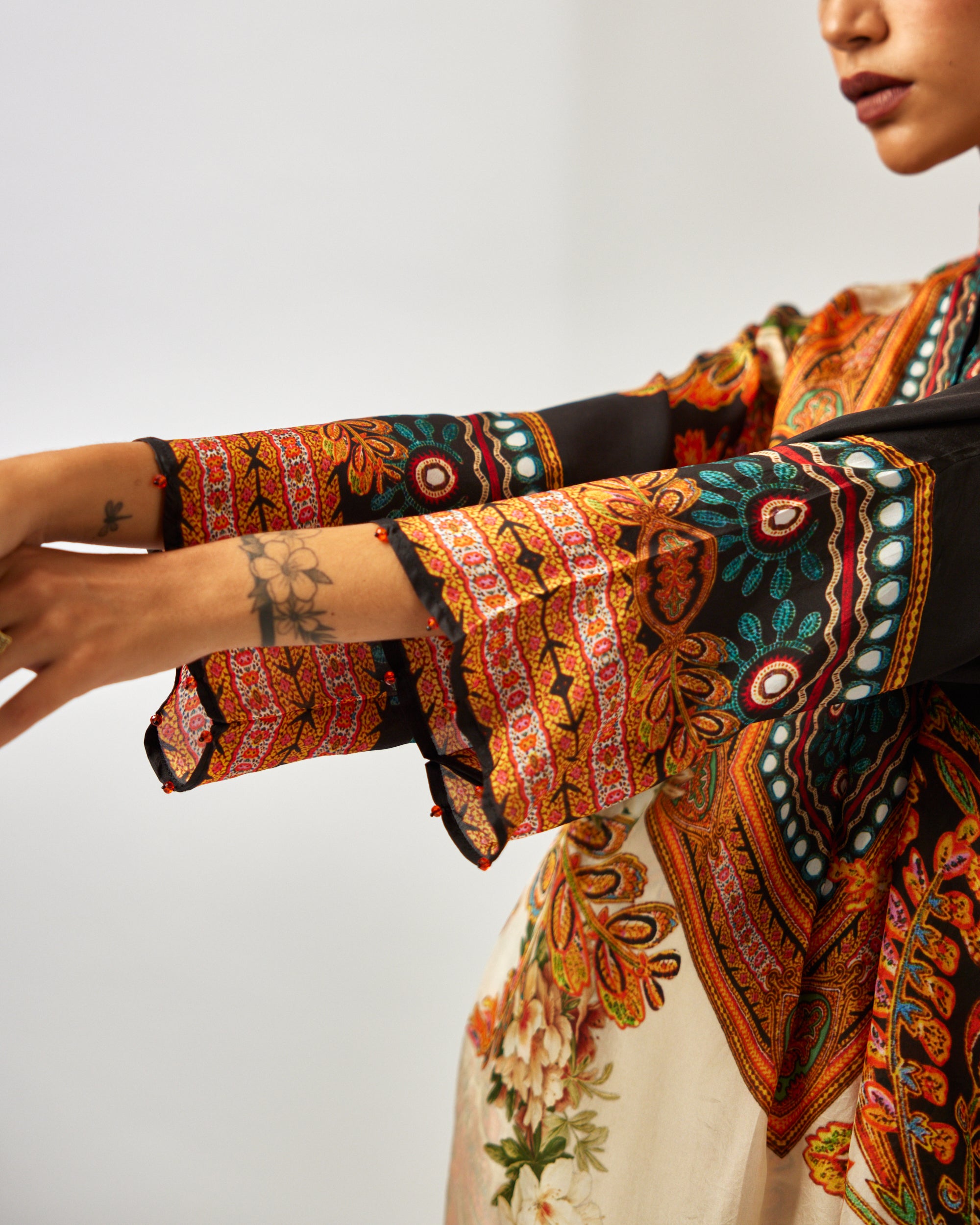 mon amour : Kalini - Orange/Black