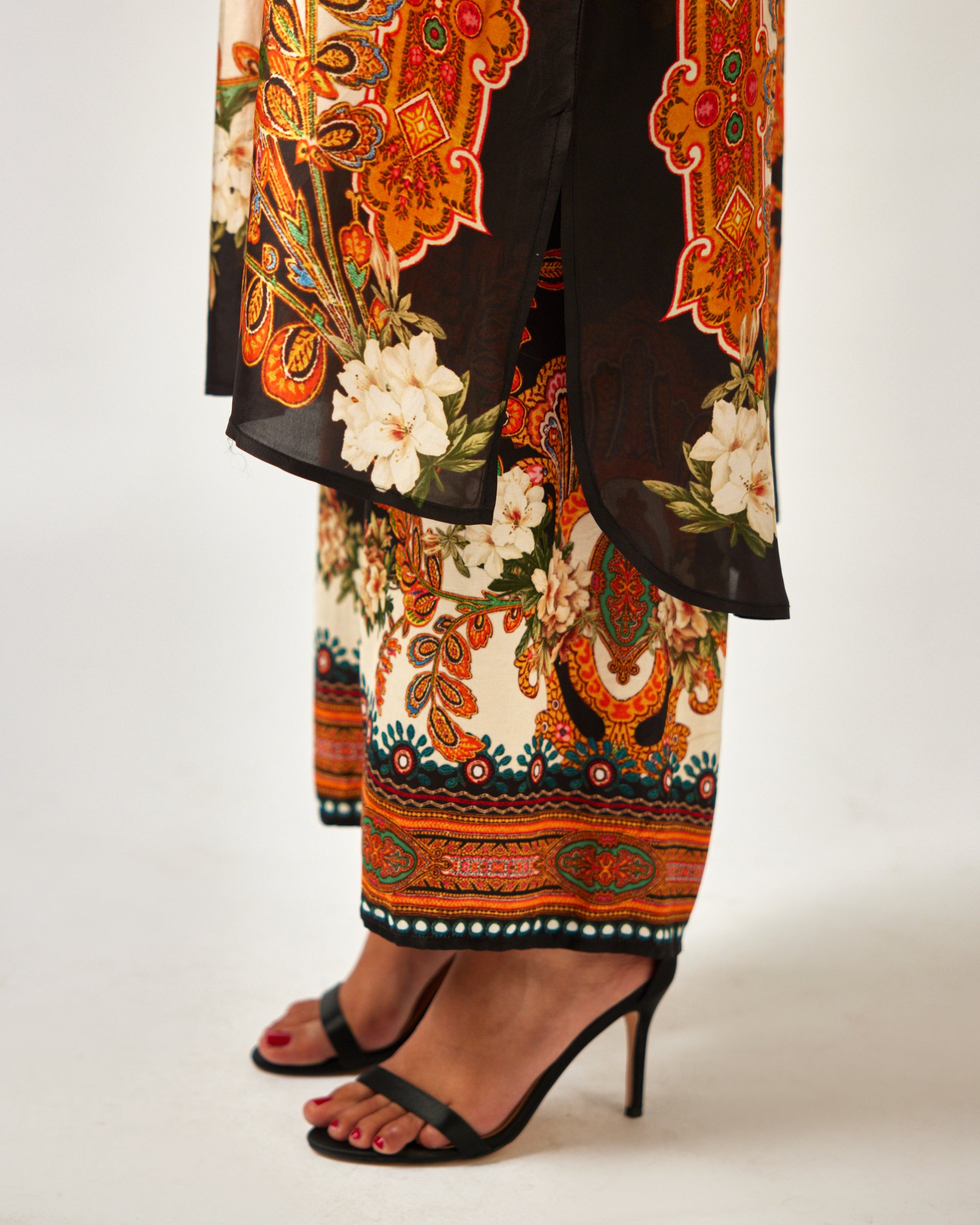 mon amour : Kalini - Orange/Black