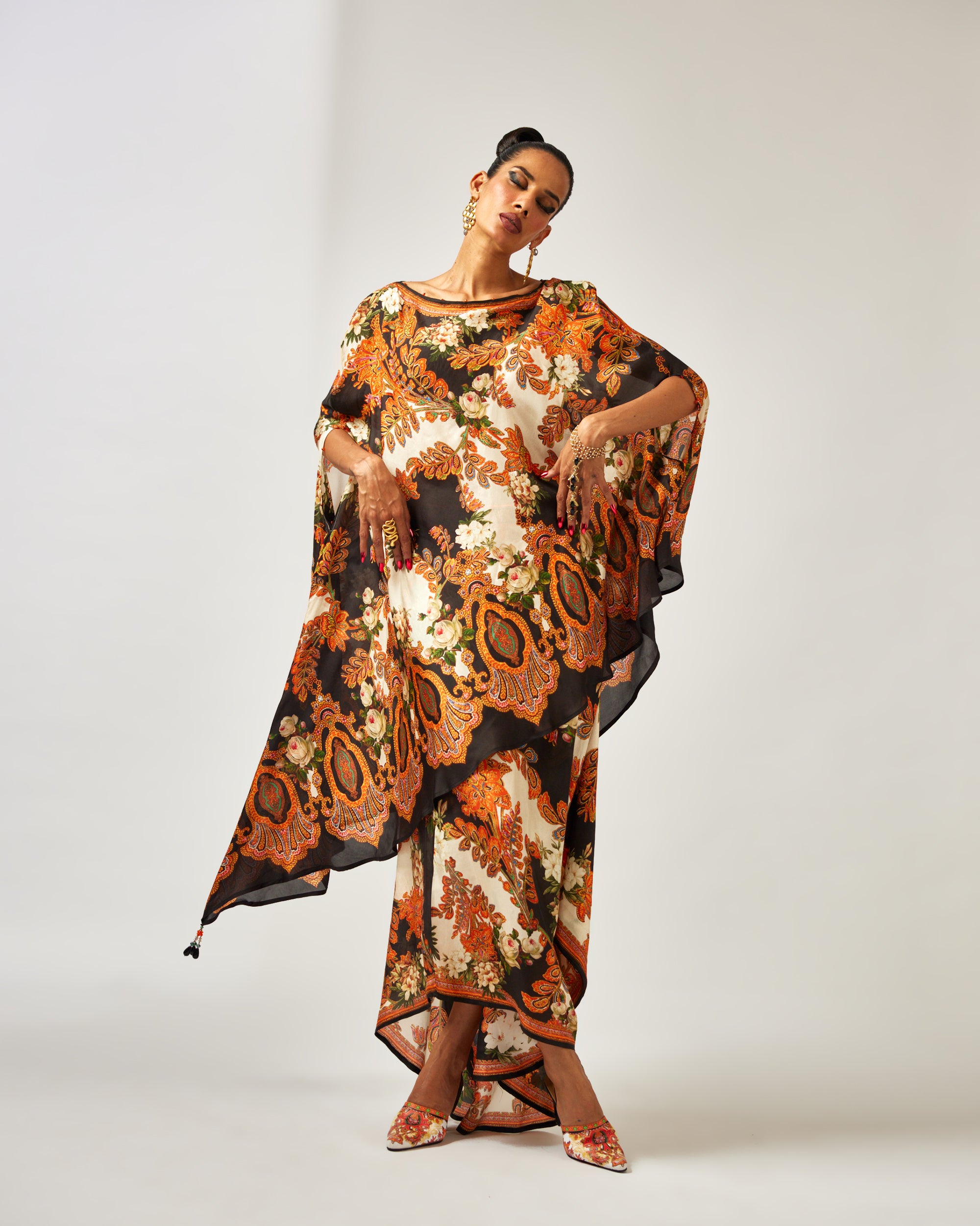 mon amour : Kamini - Orange/Black