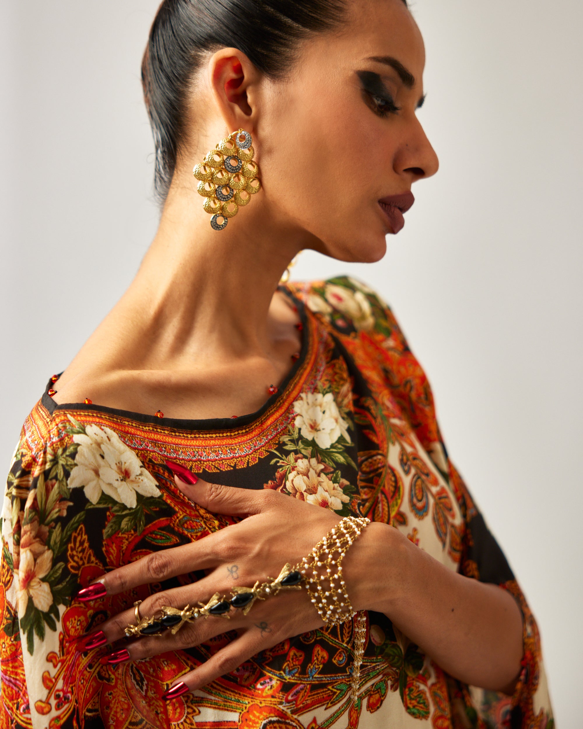 mon amour : Kamini - Orange/Black