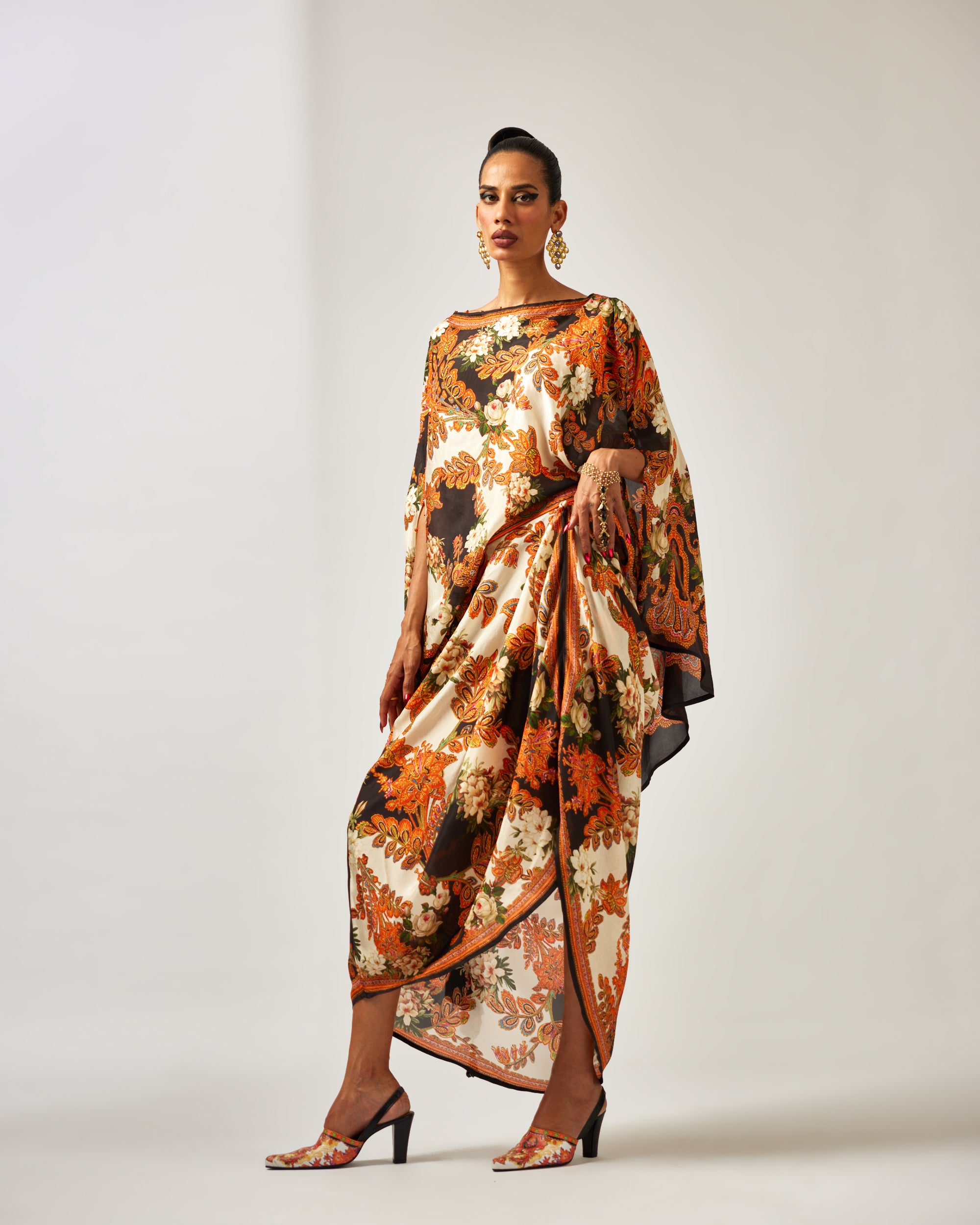 mon amour : Kamini - Orange/Black