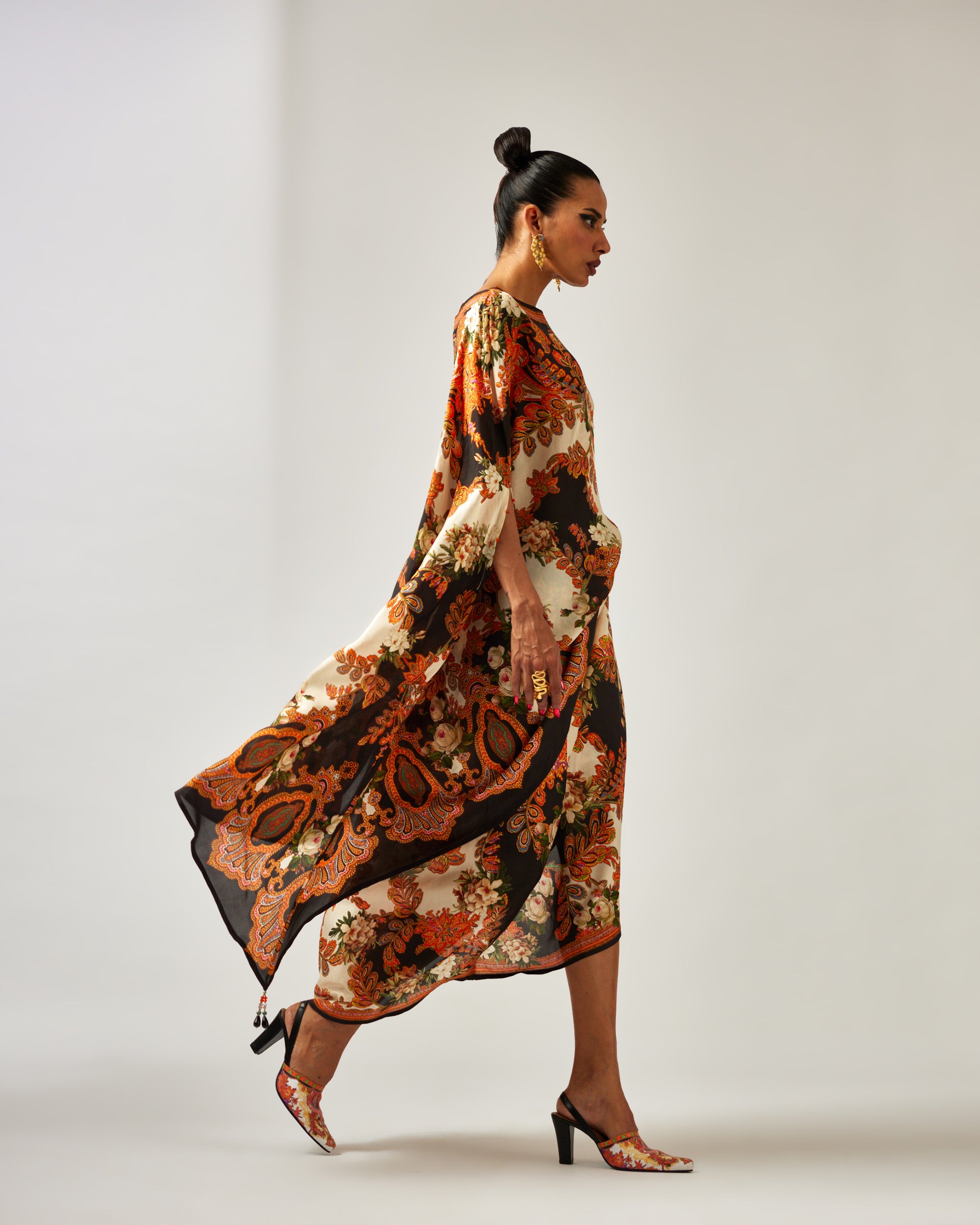 mon amour : Kamini - Orange/Black