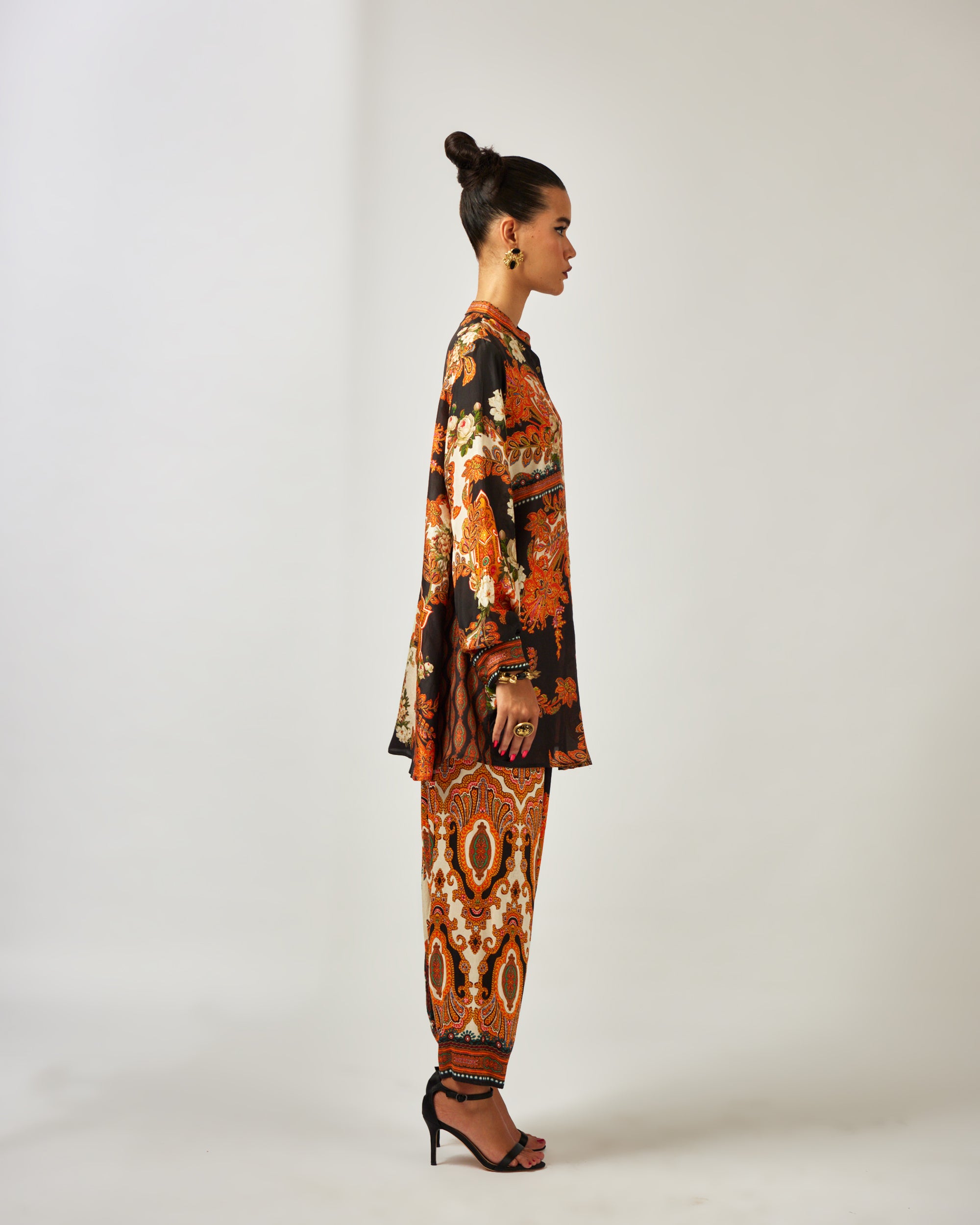 mon amour : Basheera/Maimouna - Orange/Black