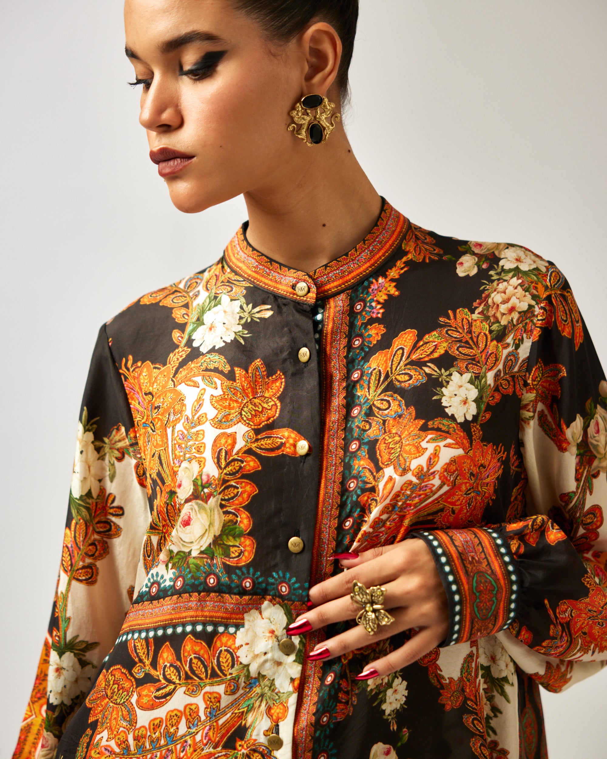 mon amour : Basheera/Maimouna - Orange/Black