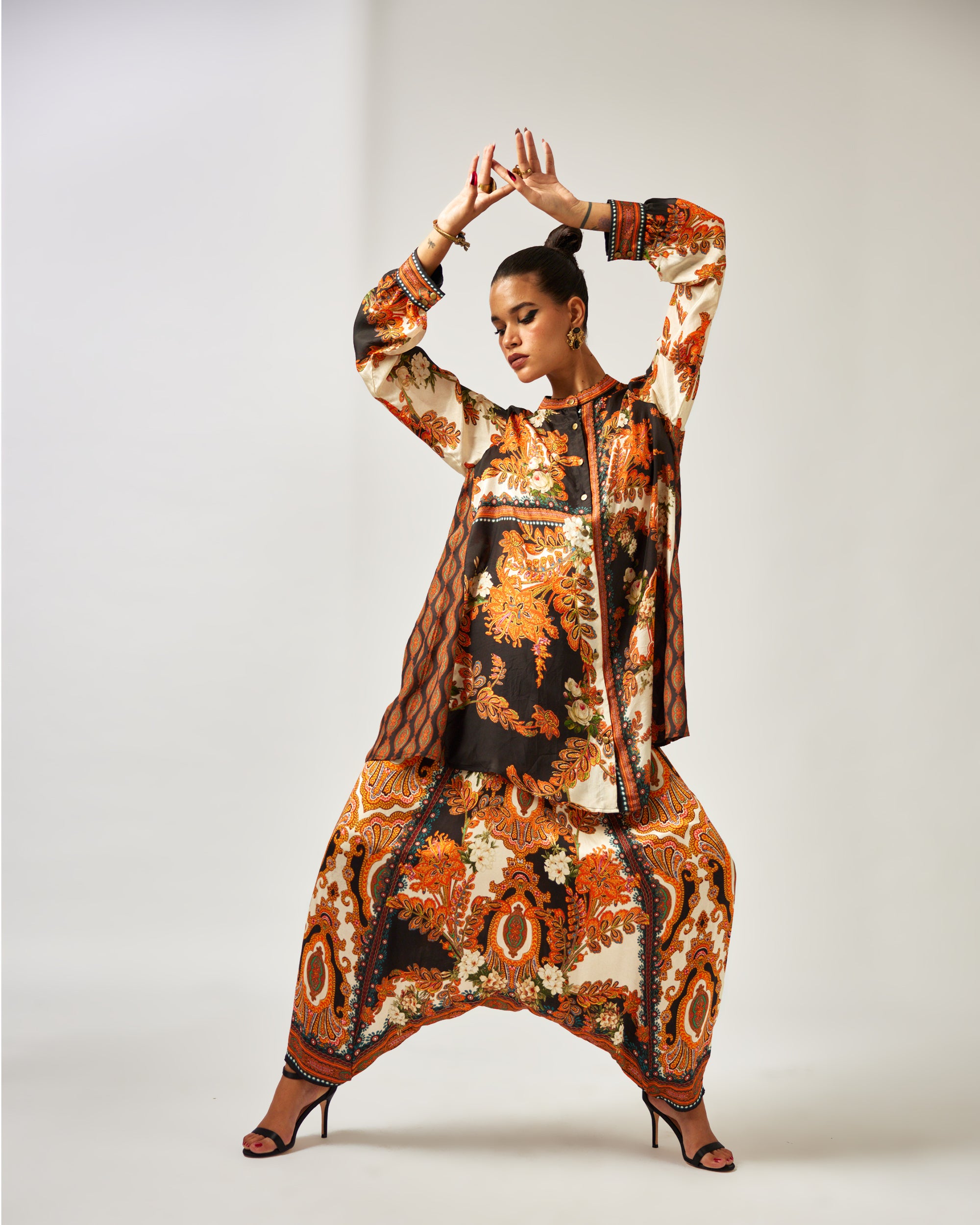 mon amour : Basheera/Maimouna - Orange/Black